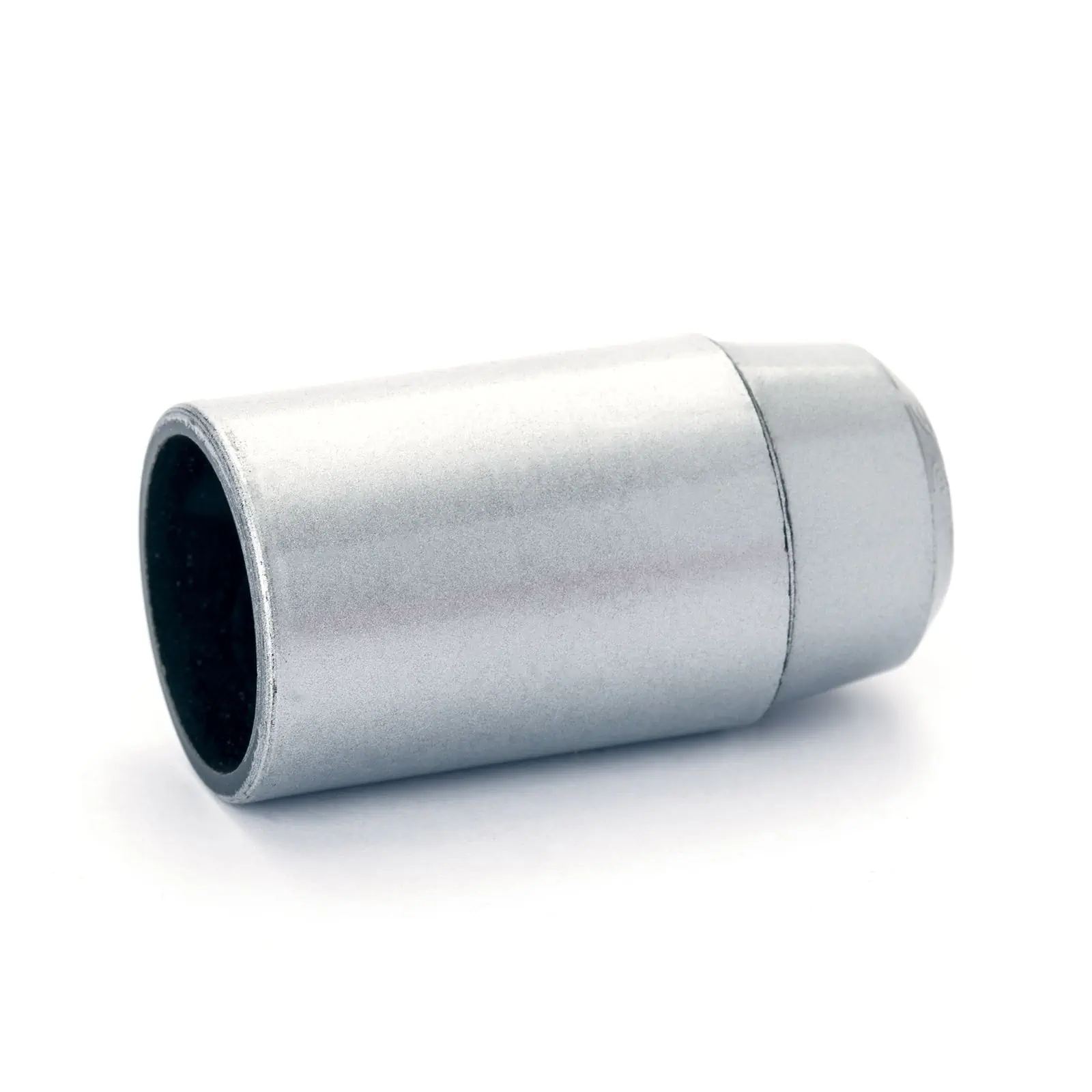 Grlo za sijalicu E14, navoj M10x1, 54 mm, srebrno