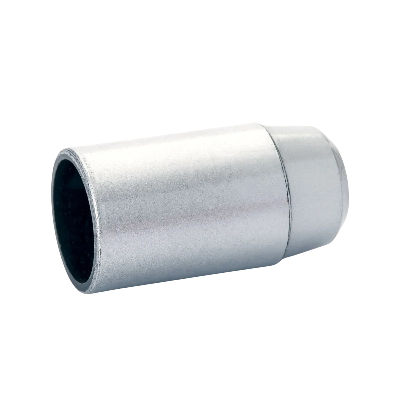 Grlo za sijalicu E14, navoj M10x1, 54 mm, srebrno - 2