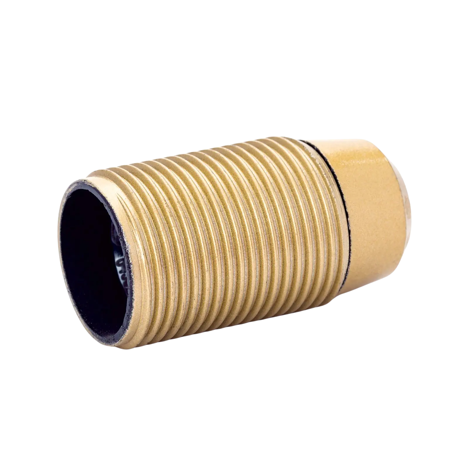 Grlo za sijalicu E14, navoj M10x1, 54 mm, zlatno - 2