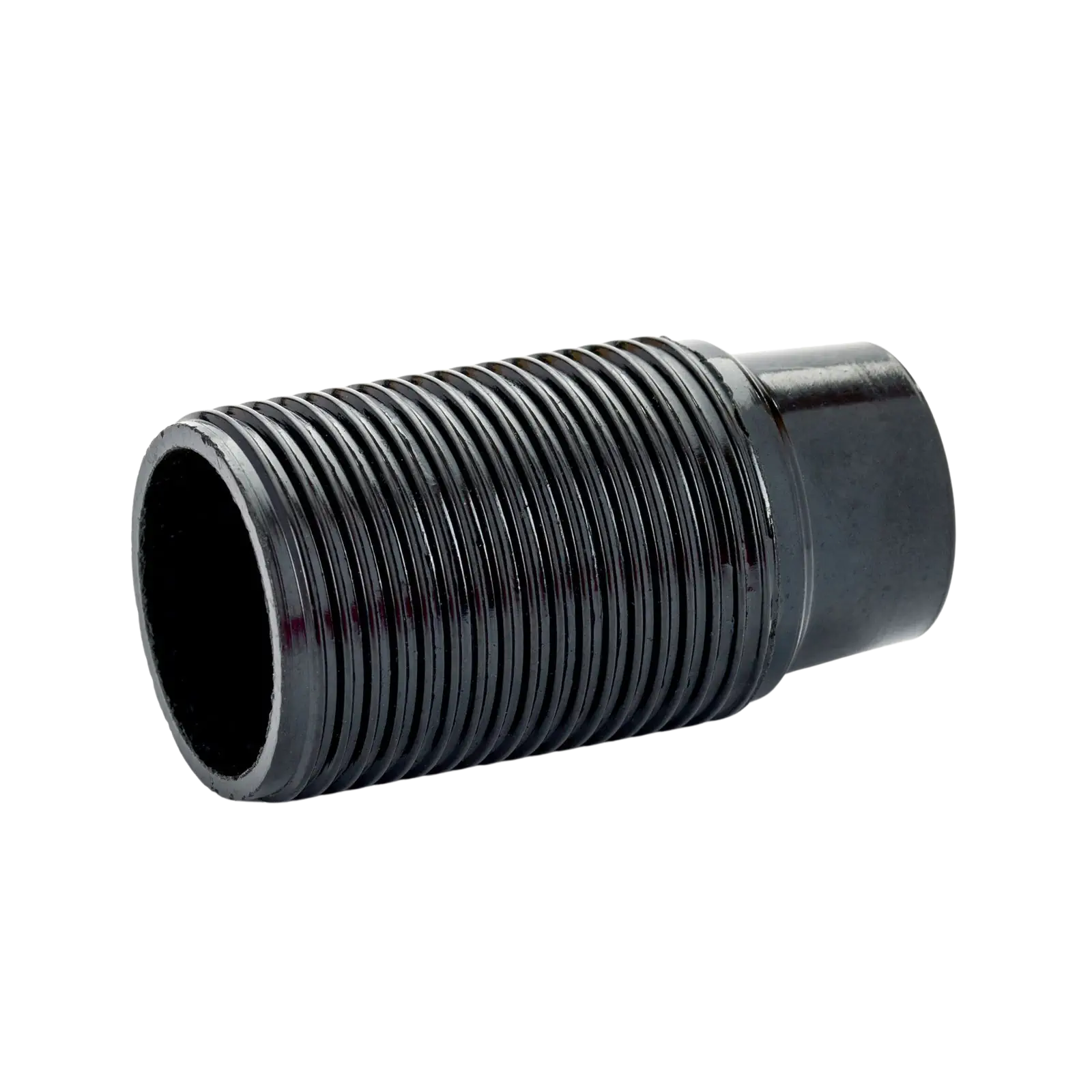 Grlo za sijalicu E14, navoj M10x1, 54 mm, crno - 2