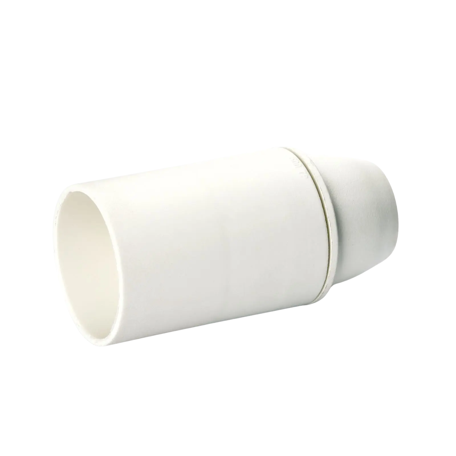 Grlo za sijalicu E14, navoj M10x1, 54 mm, belo - 2