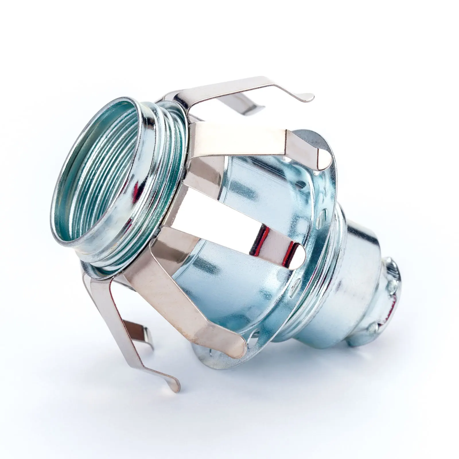 Grlo za sijalicu E14, opružni prsten, navoj M10x1, 53 mm