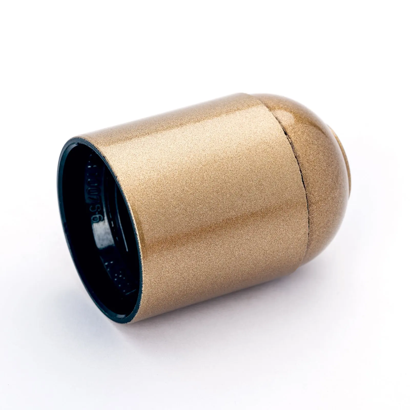 Grlo za sijalicu E27, navoj M10x1, 55 mm, zlatno