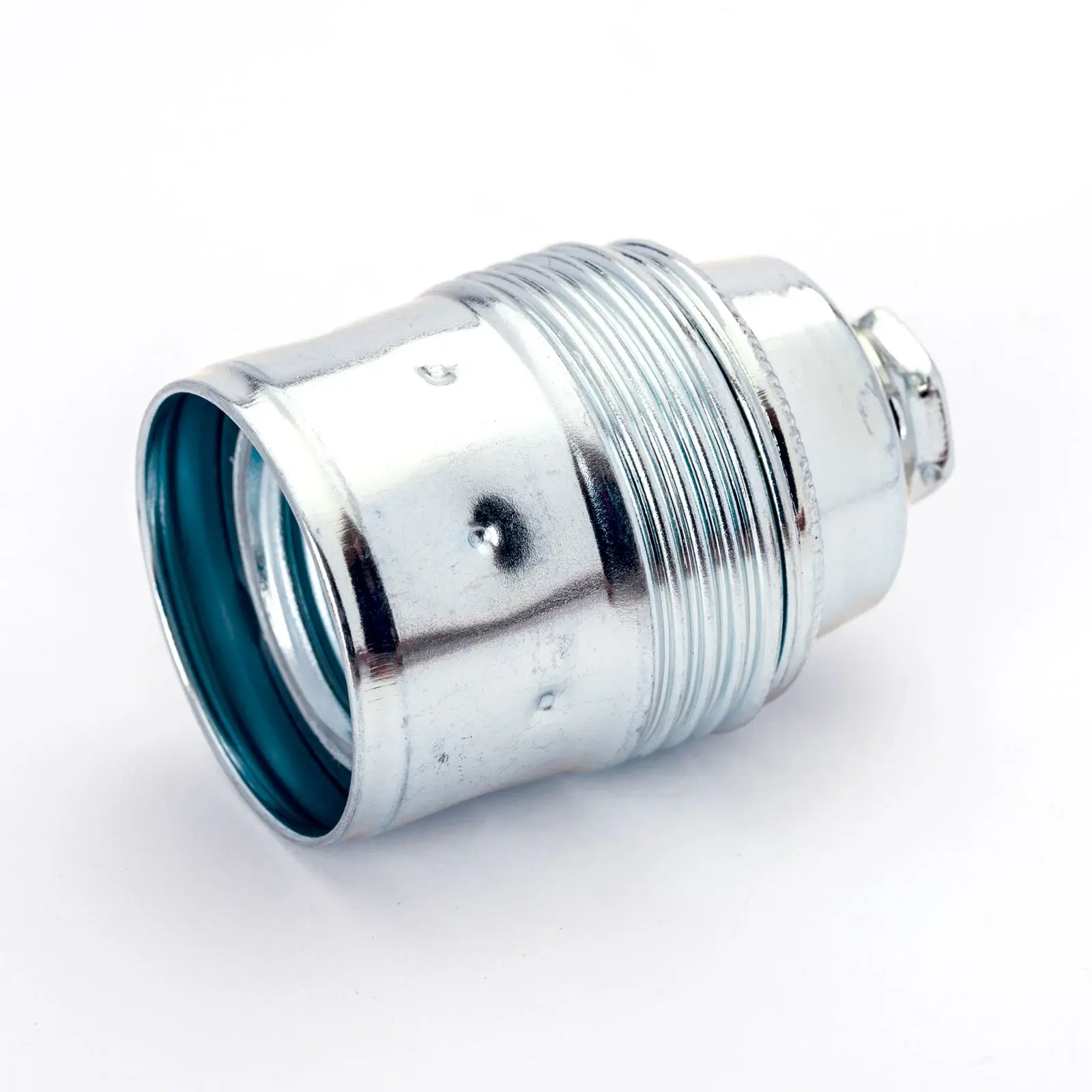 Grlo za sijalicu E27 sa zaštitnim provodnikom, 60 mm, hrom