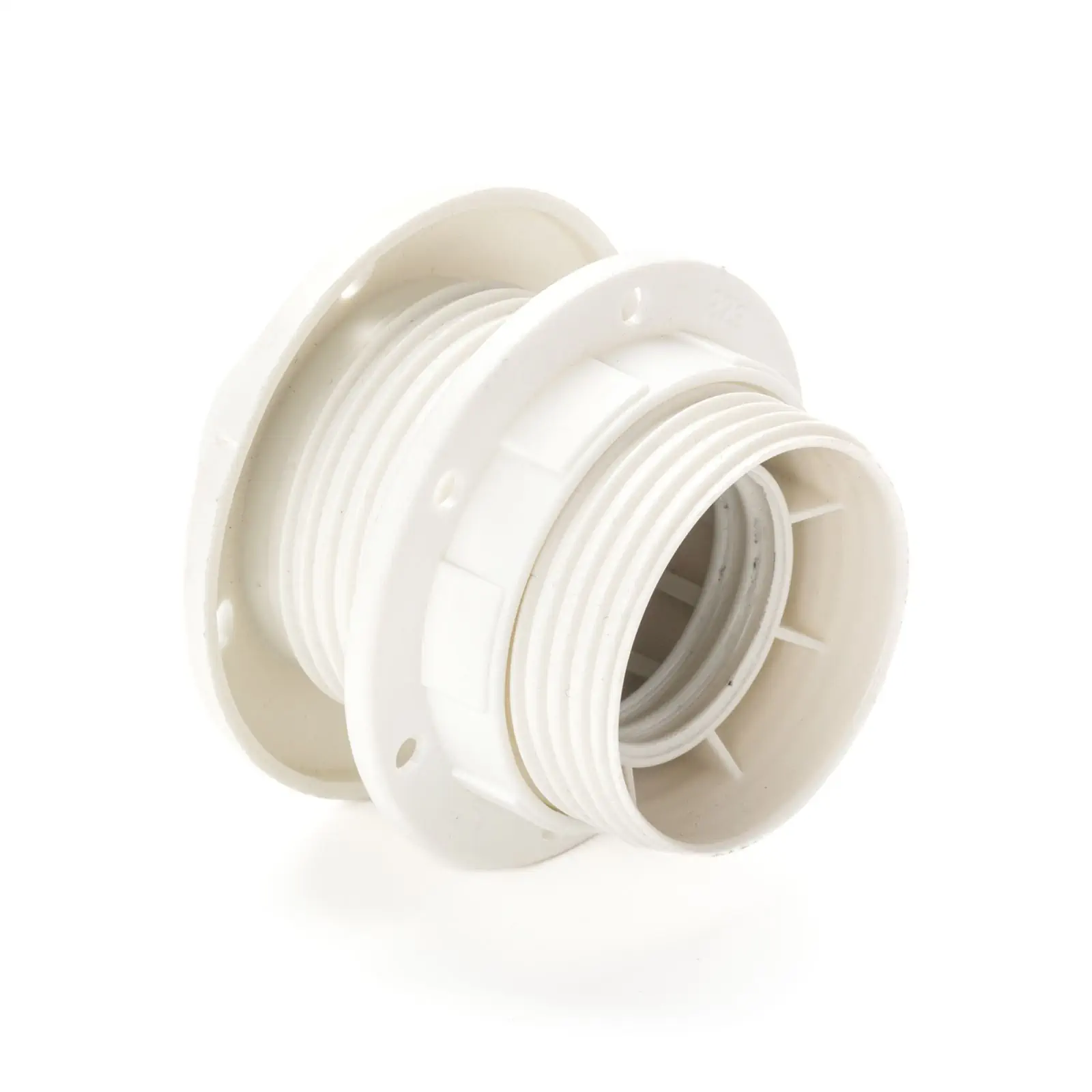 Navojni prsten E27, Ø 57 mm, beli - 4