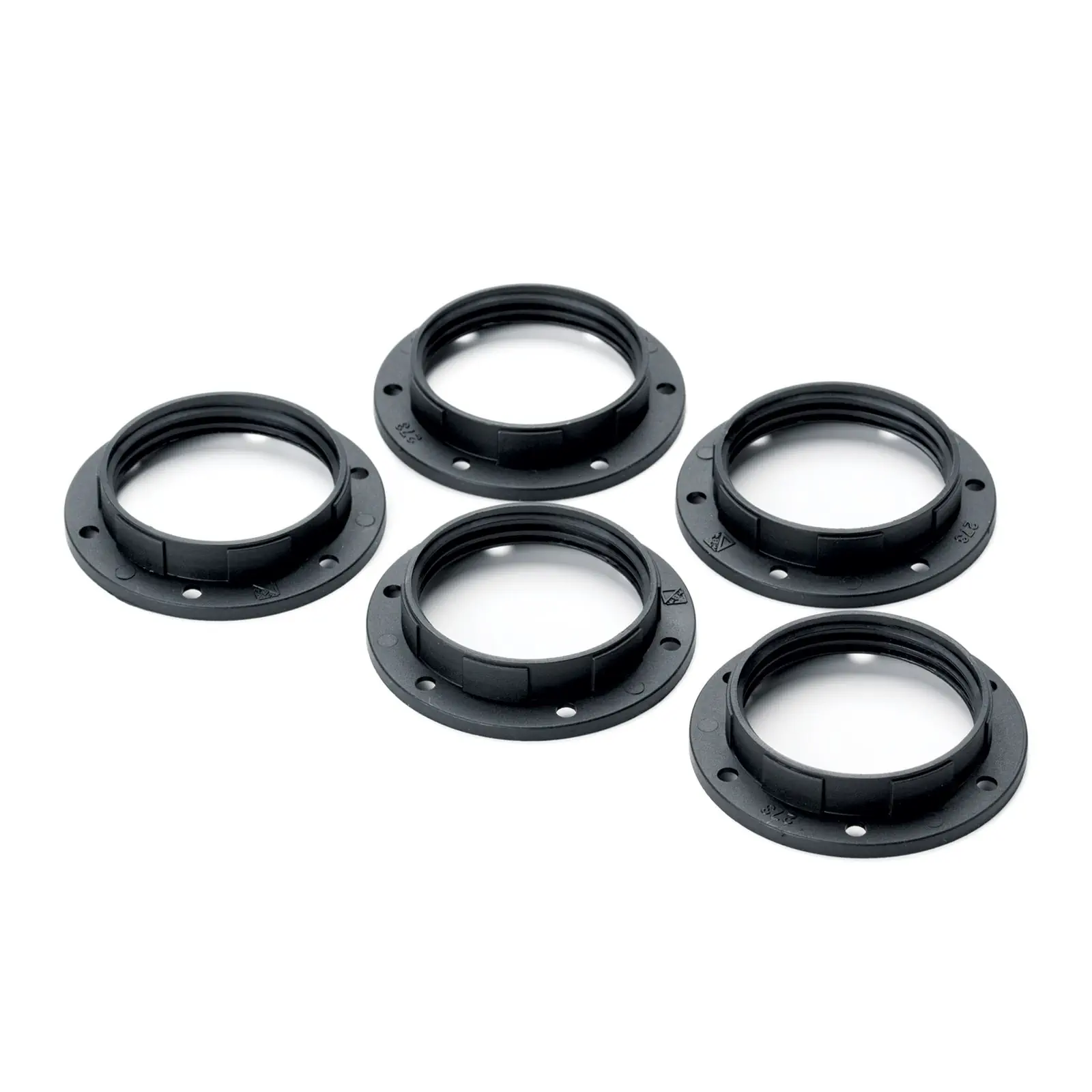 Navojni prsten E27, Ø 57 mm, crni - 2