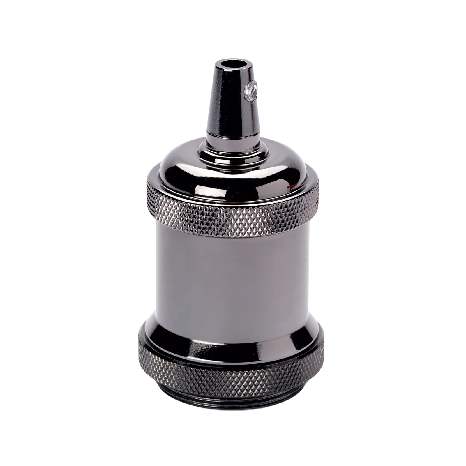 Grlo za sijalicu E27, vintage, crno - 6