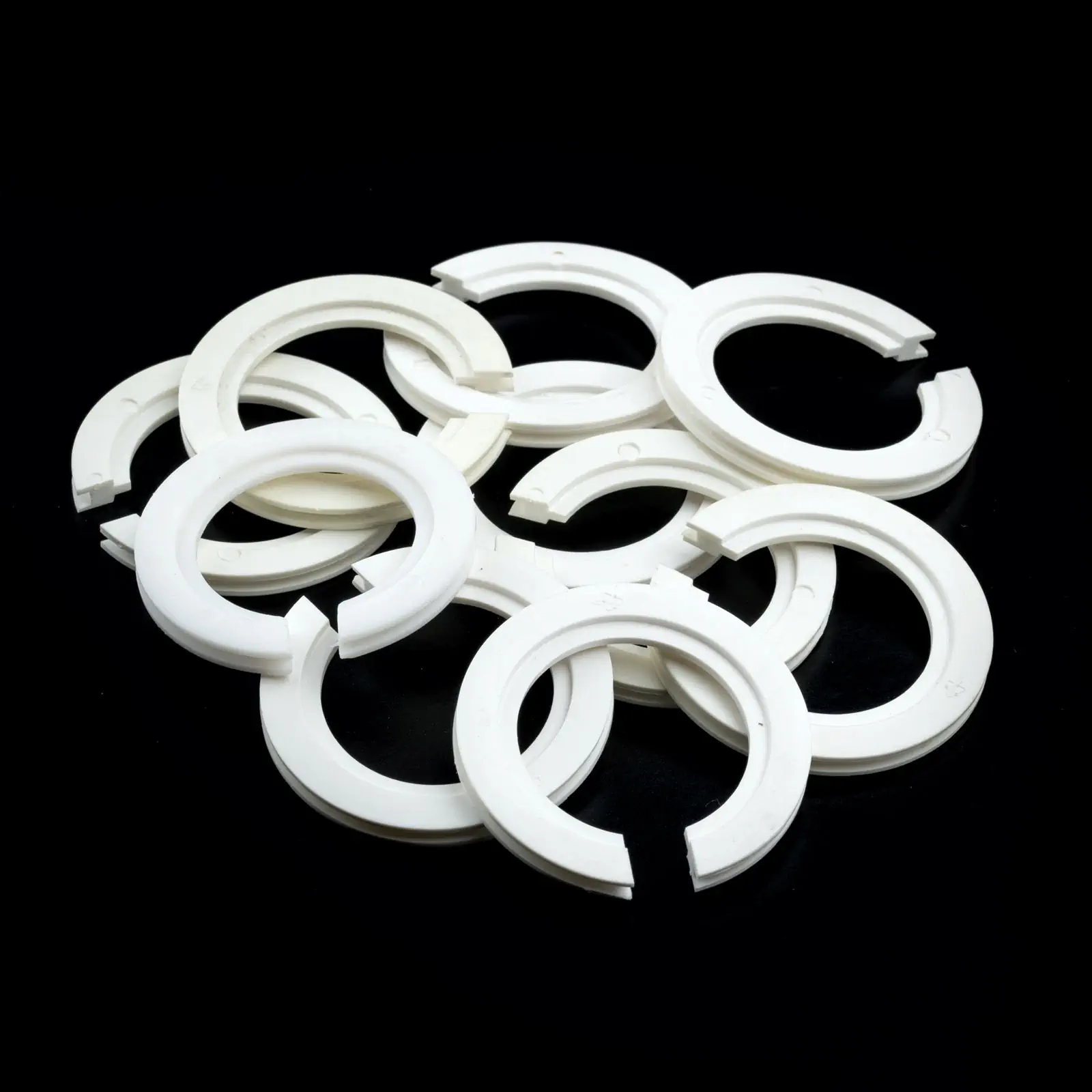 Adapter navojnog prstena, E27 na E14, beli - 2