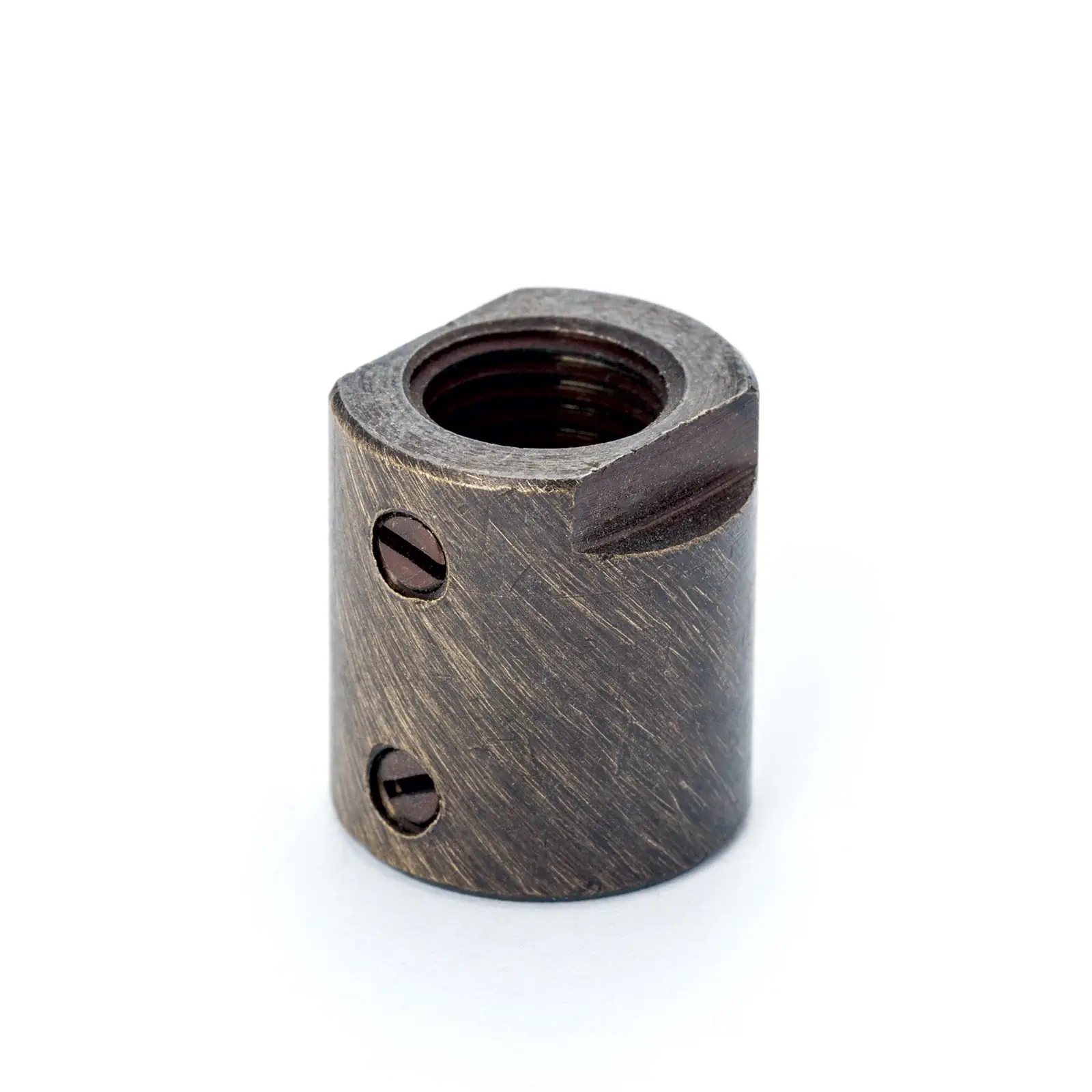 Čaura, 2 zavrtnja za podešavanje, M10x1, patina