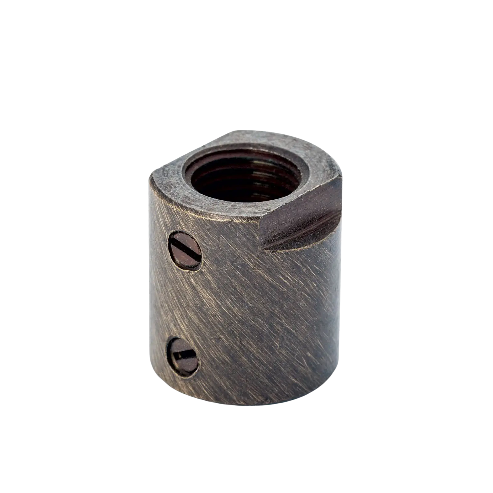 Čaura, 2 zavrtnja za podešavanje, M10x1, patina - 2