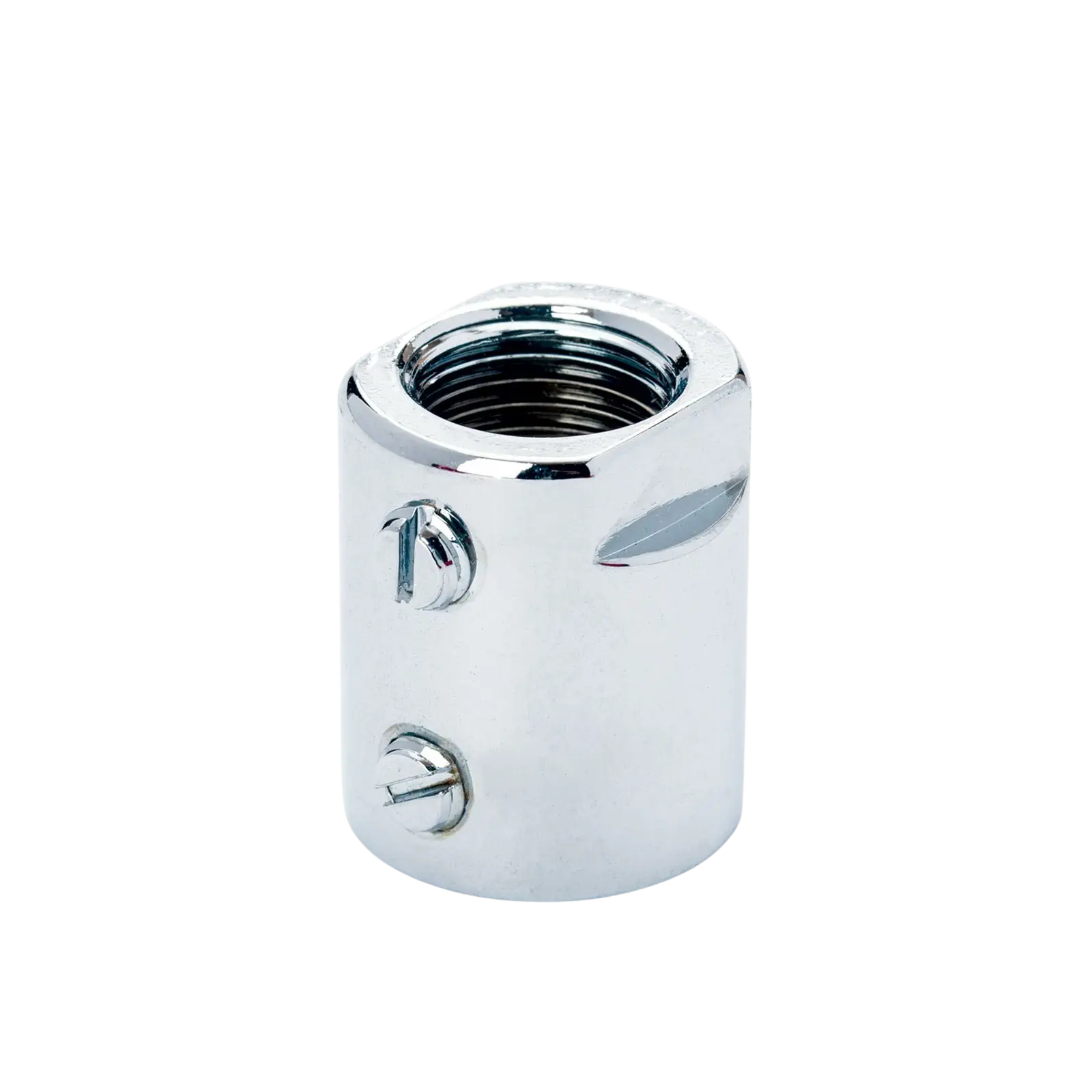 Čaura, 2 zavrtnja za podešavanje, M10x1, hrom - 2