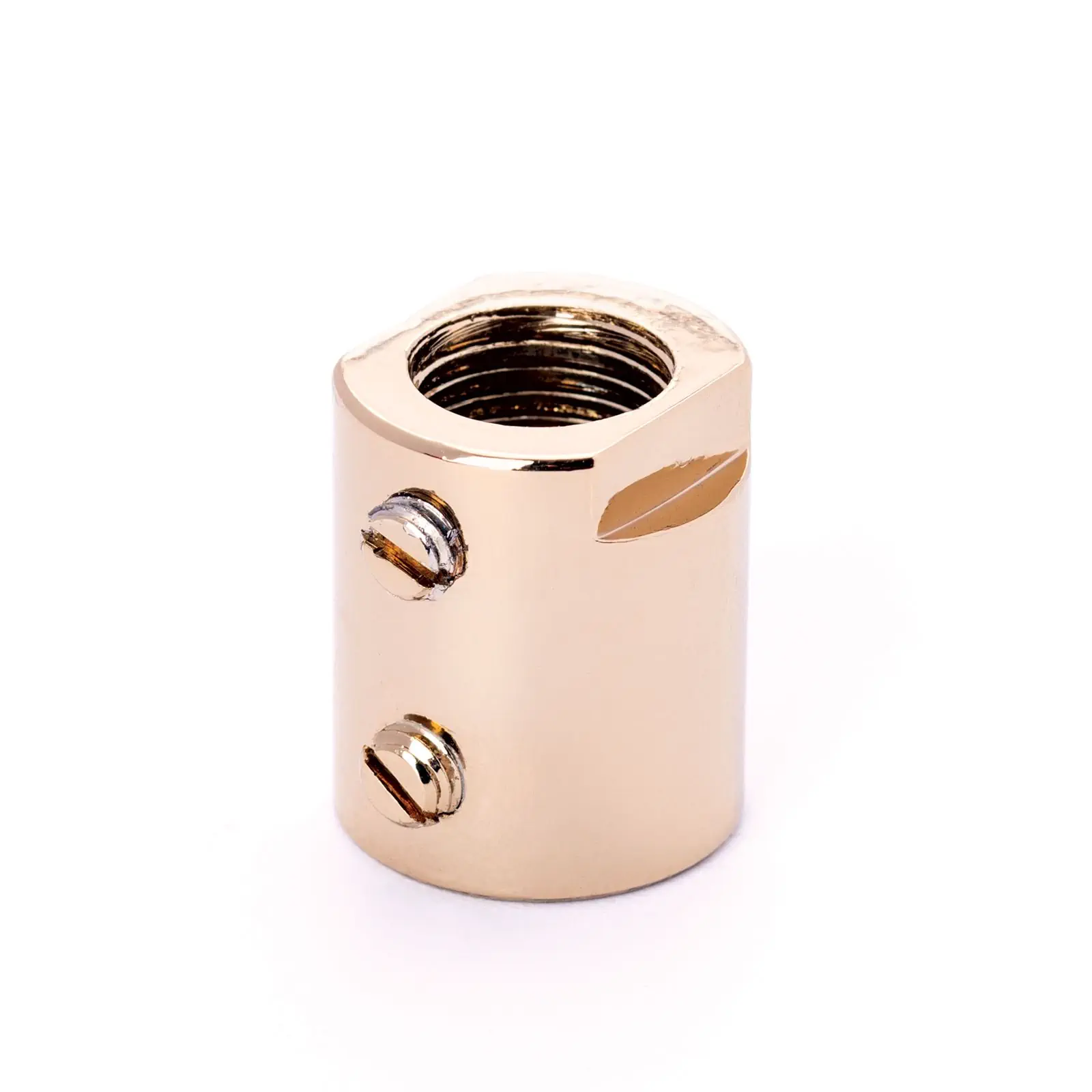 Čaura, 2 zavrtnja za podešavanje, M10x1, zlatna