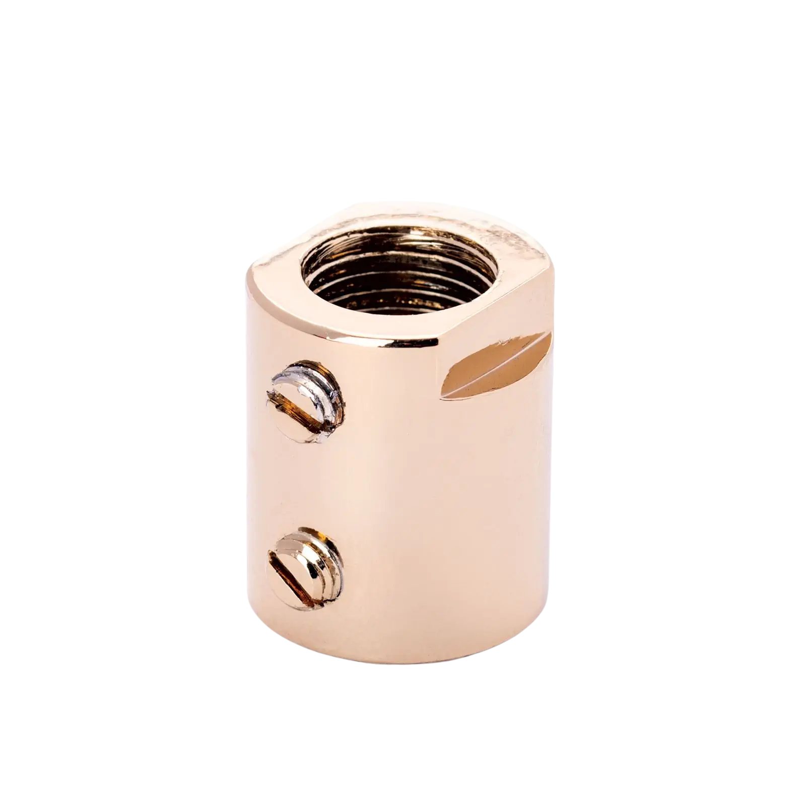 Čaura, 2 zavrtnja za podešavanje, M10x1, zlatna - 2