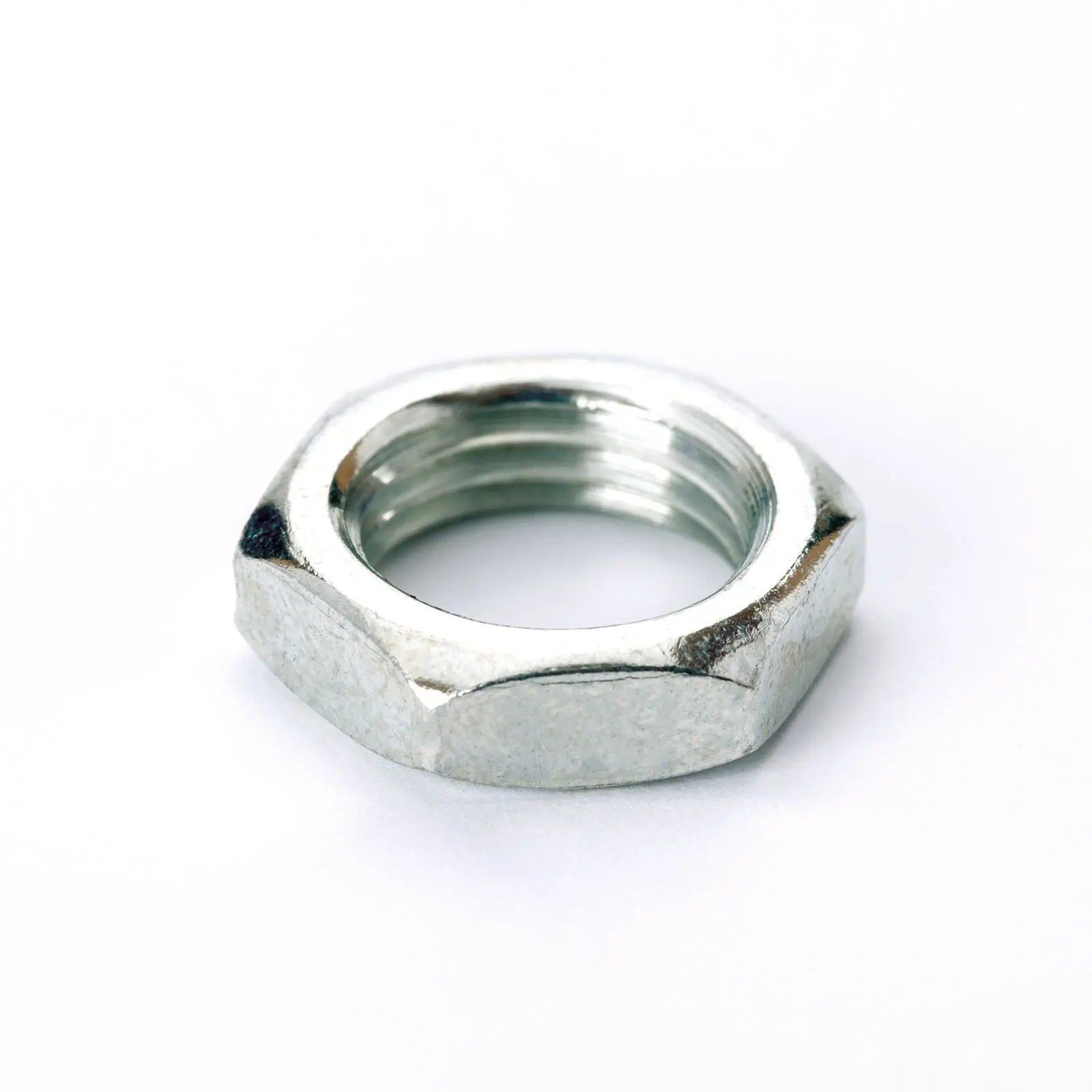 Šestougaona matica, navoj M10x1, srebrna