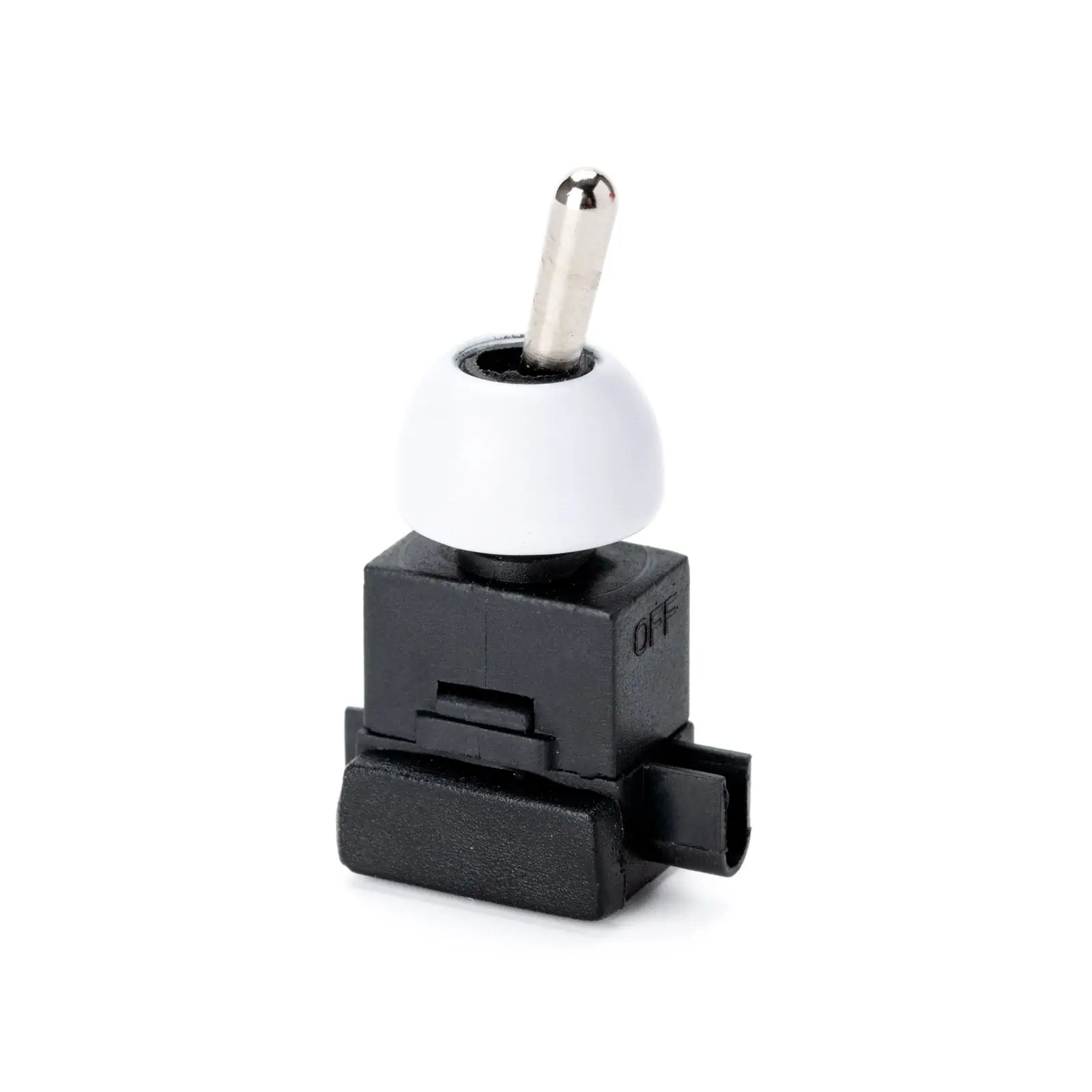 Ugradni prekidač sa polugom, Ø 12 mm, beli