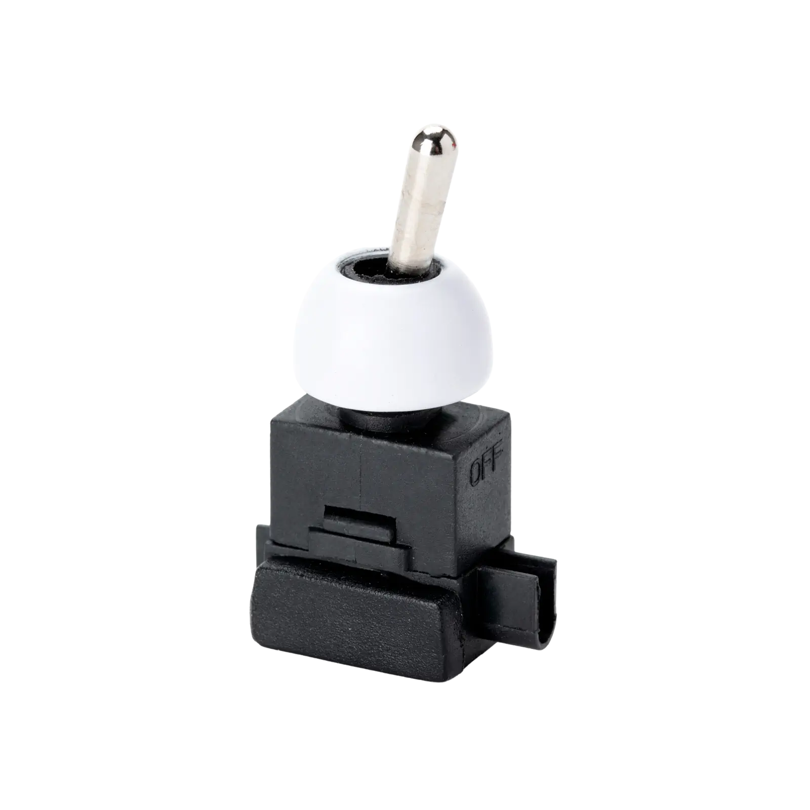 Ugradni prekidač sa polugom, Ø 12 mm, beli - 5