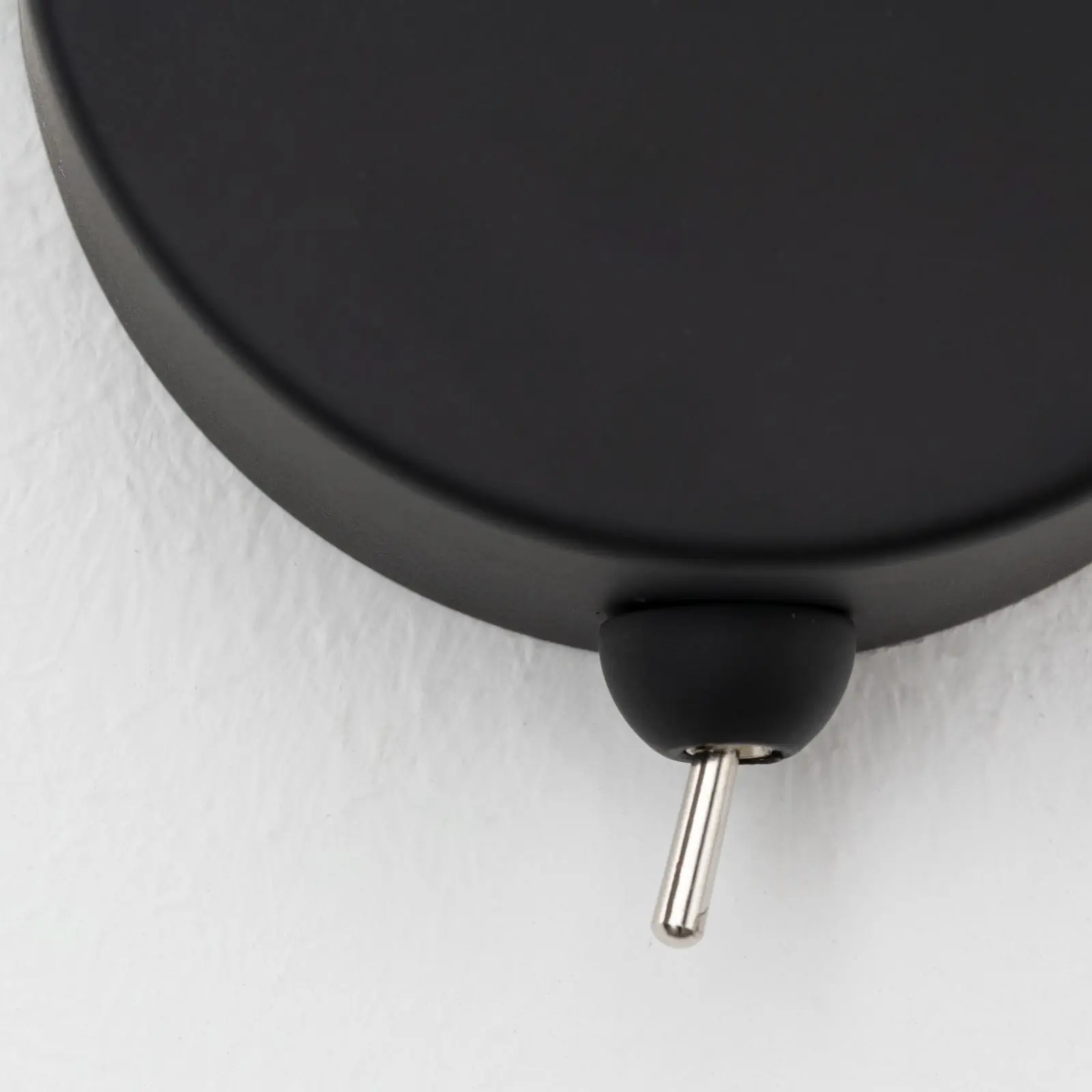 Ugradni prekidač sa polugom, Ø 12 mm, crni, set od 5 komada - 3