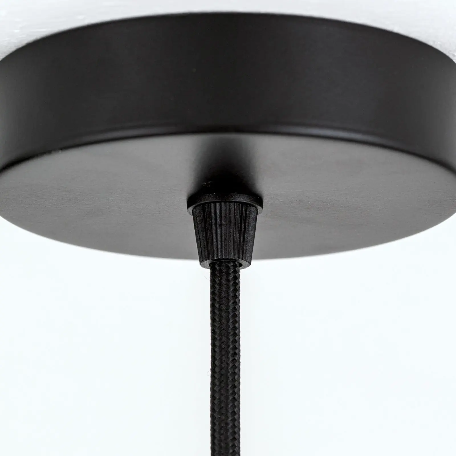 eleskopska viseća lampa – rasterećenje kabla, crno - 3