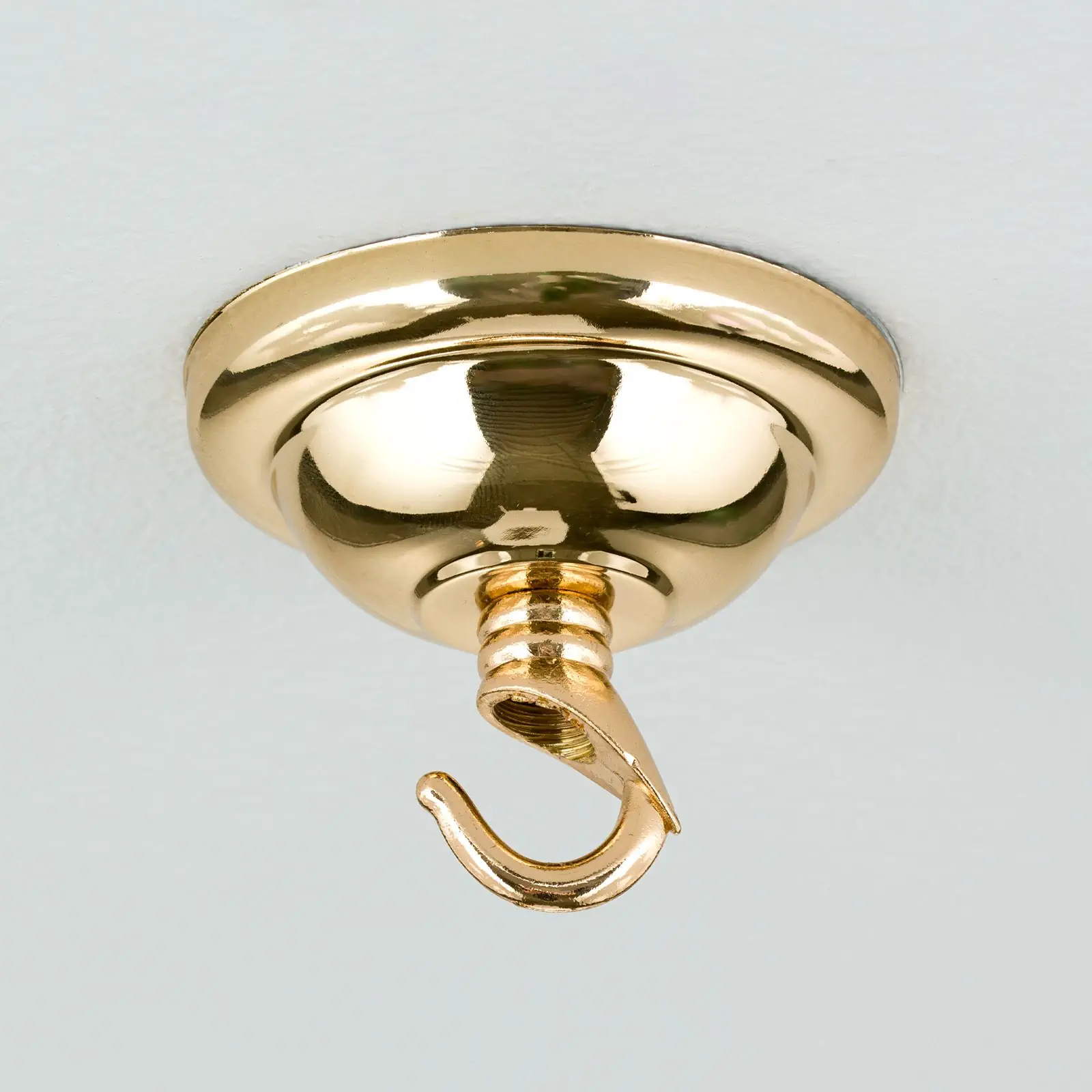 Plafonska rozeta sa kukama, Ø 66 mm, zlatna - 2