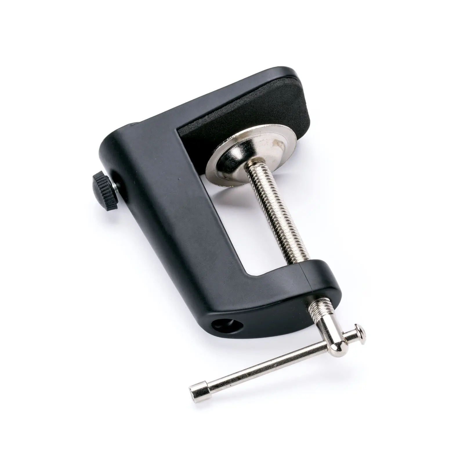 Stezna stona stega za lampe, crna/nikl