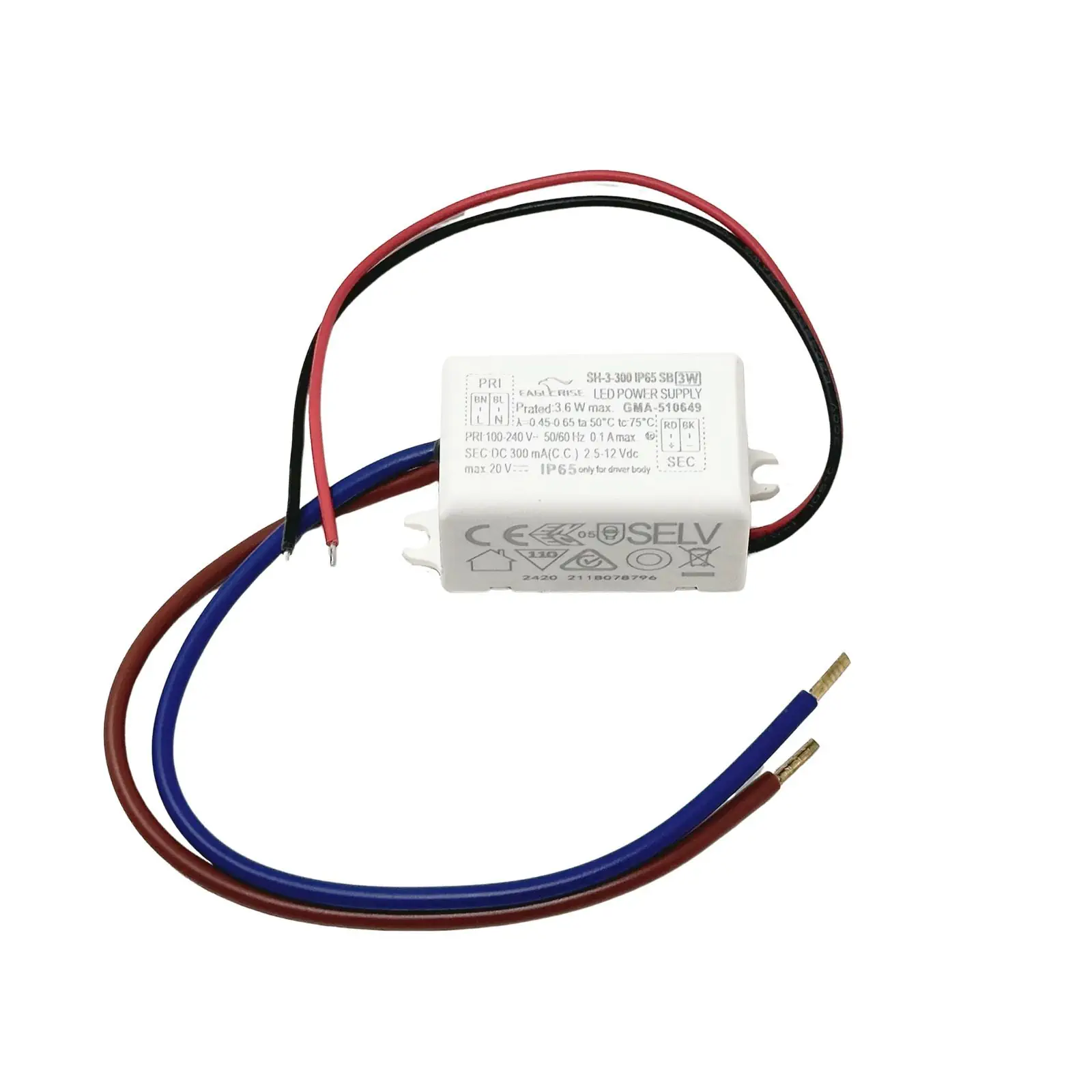 Drajver 3g EAGLERISE SH-3-300 IP65 SB, nije dimabilan - 2