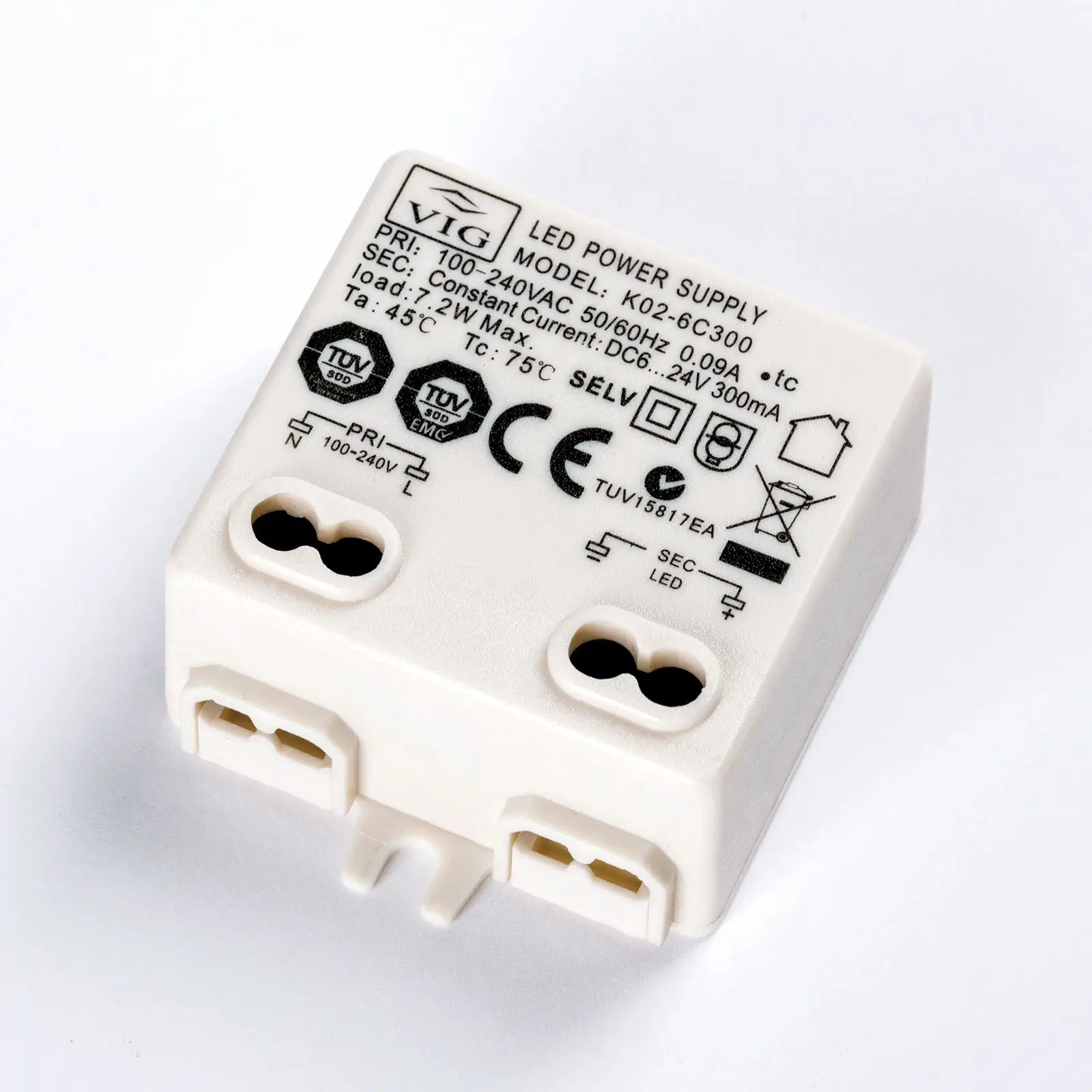 Drajver 7,2a VIG K02-6C300, 300 mA 7,2 W, nije dimabilan - 1