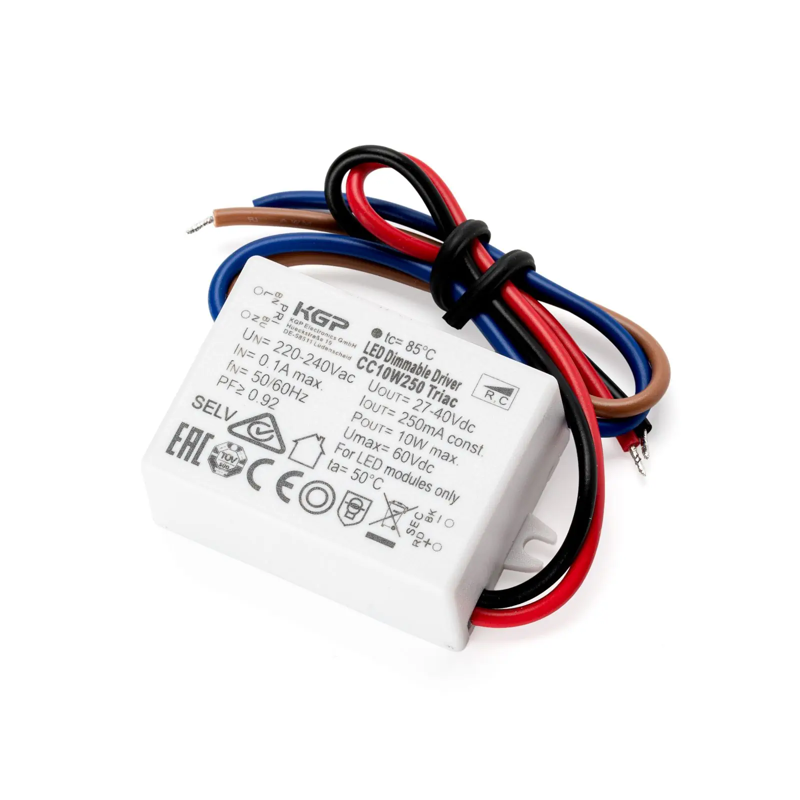 Drajver 10k KGP CC10W250 Triac, 250 mA, 10 W, dimabilan - 1