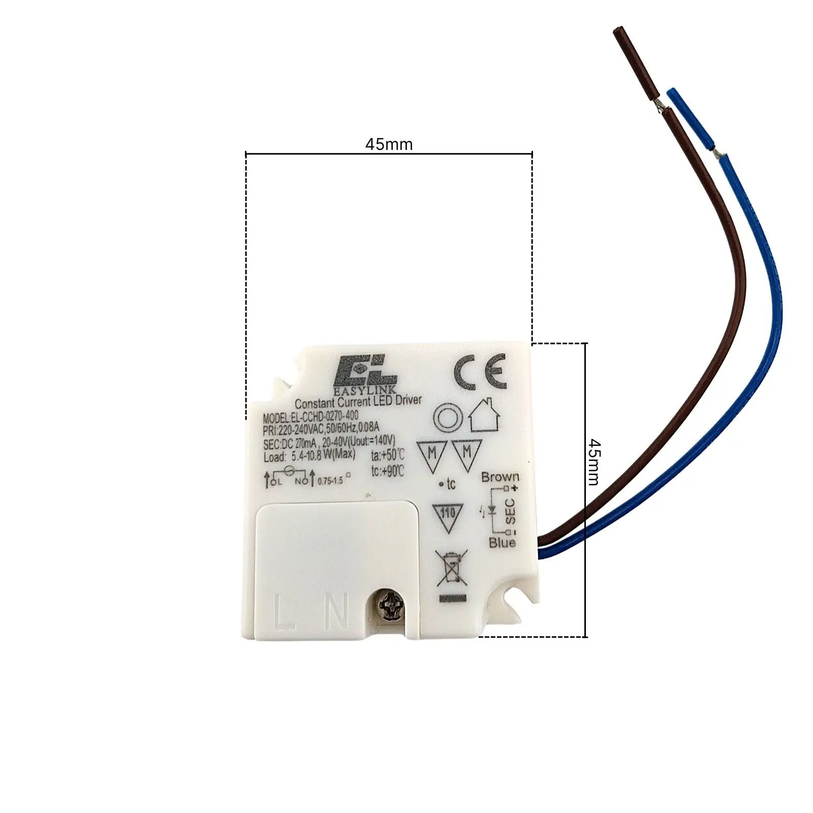Drajver 10,8a EL-CCHD-0270-400, 270 mA, 10,8 W, nije dimabilan - 2