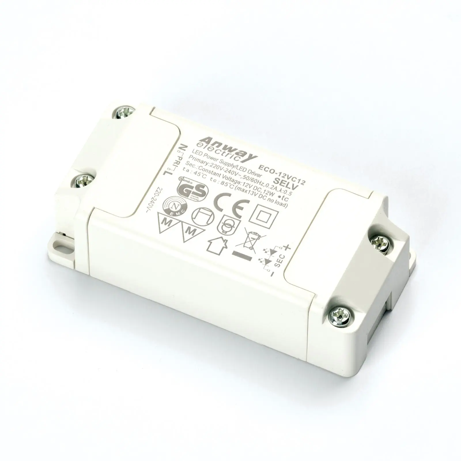Drajver 12bc ANWAY ECO-12VC12 12 W Uk=12 V, nije dimabilan - 1