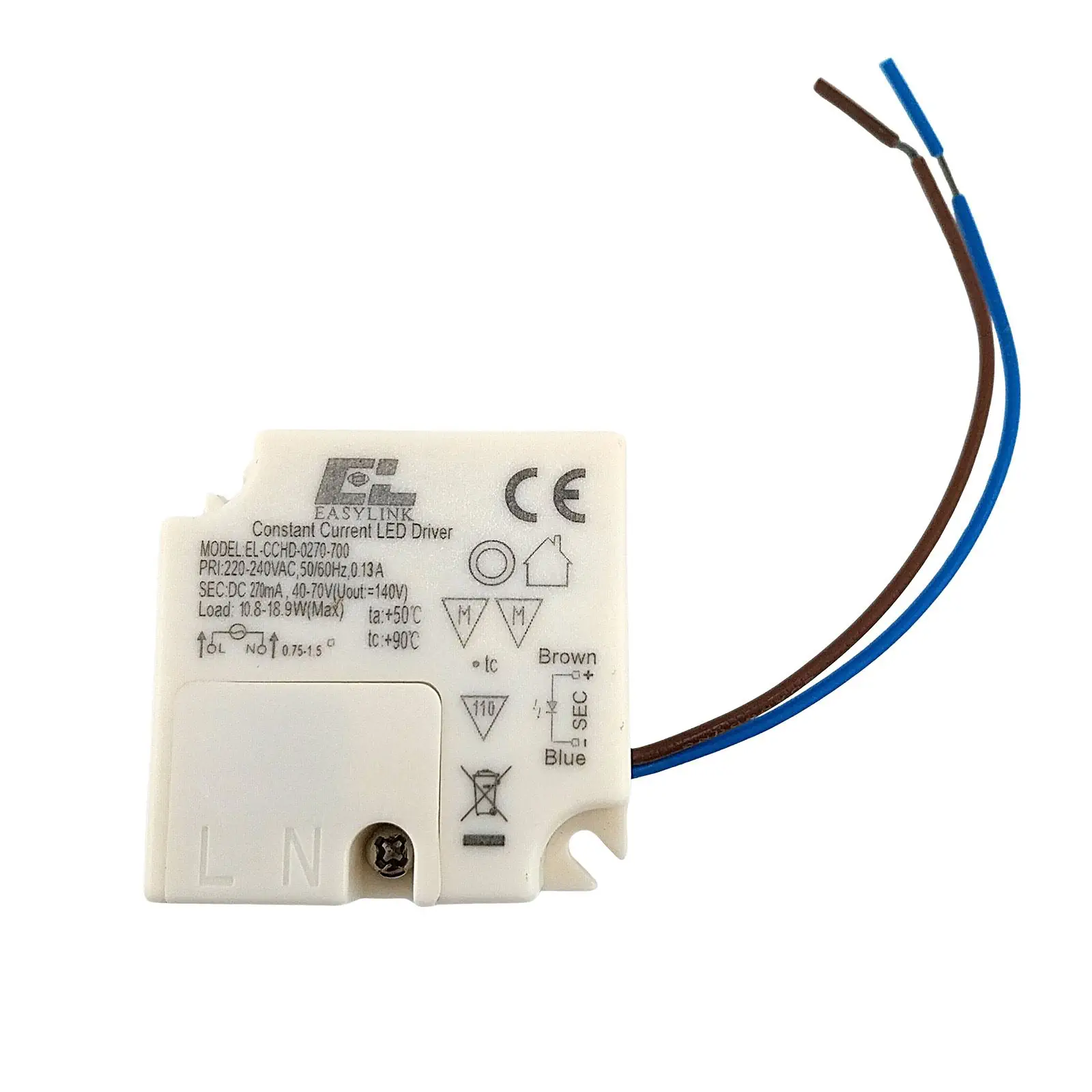 Drajver 18,9a EL-CCHD-0270-700, 270 mA, 18,9 W, nije dimabilan - 1