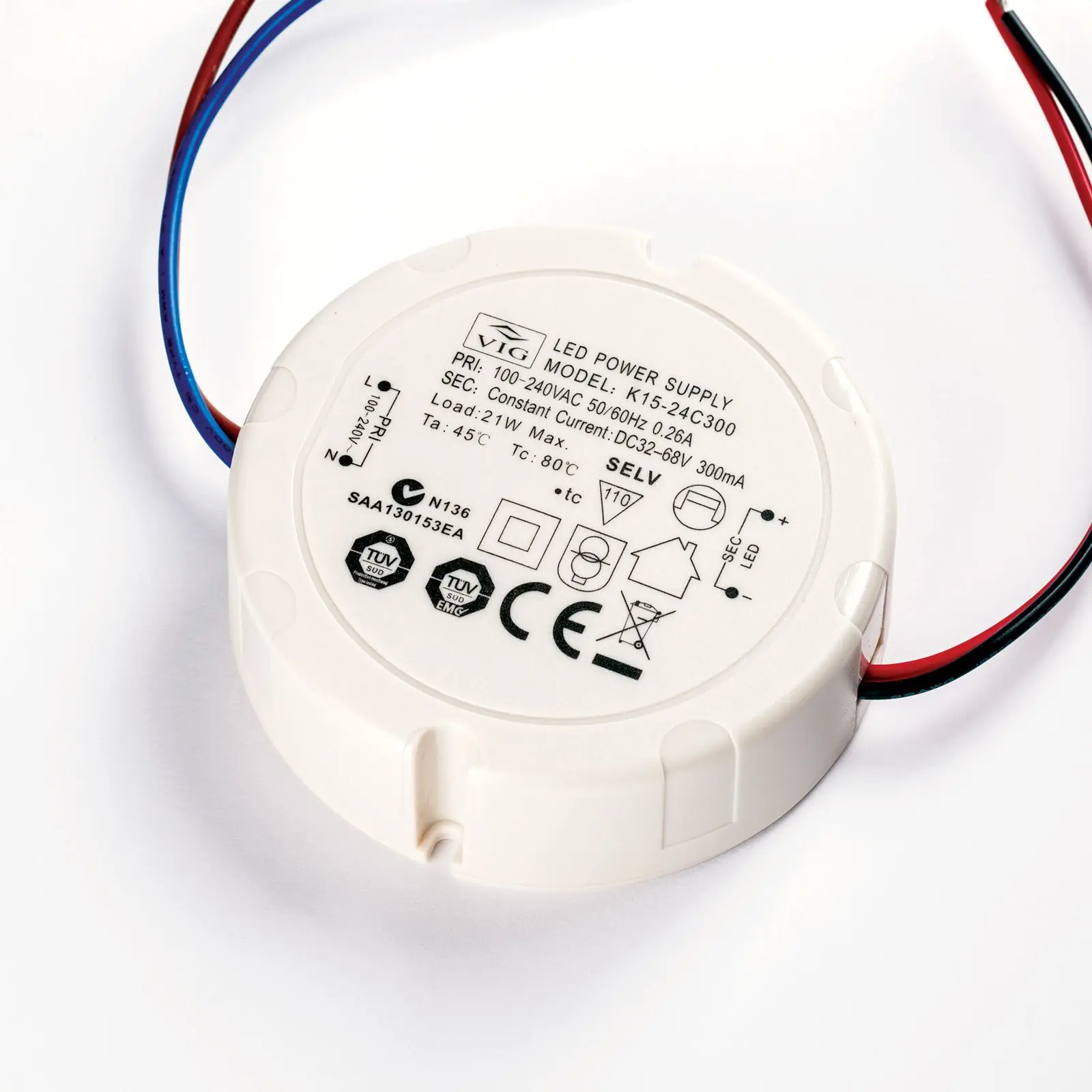 Drajver 21a VIG K15-24C300, 300 mA 21 W, nije dimabilan - 1