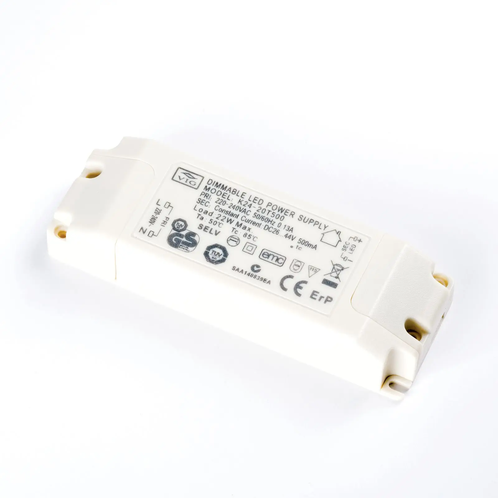 Drajver 22a VIG K24-20T500, 500 mA 22 W, dimabilan - 1