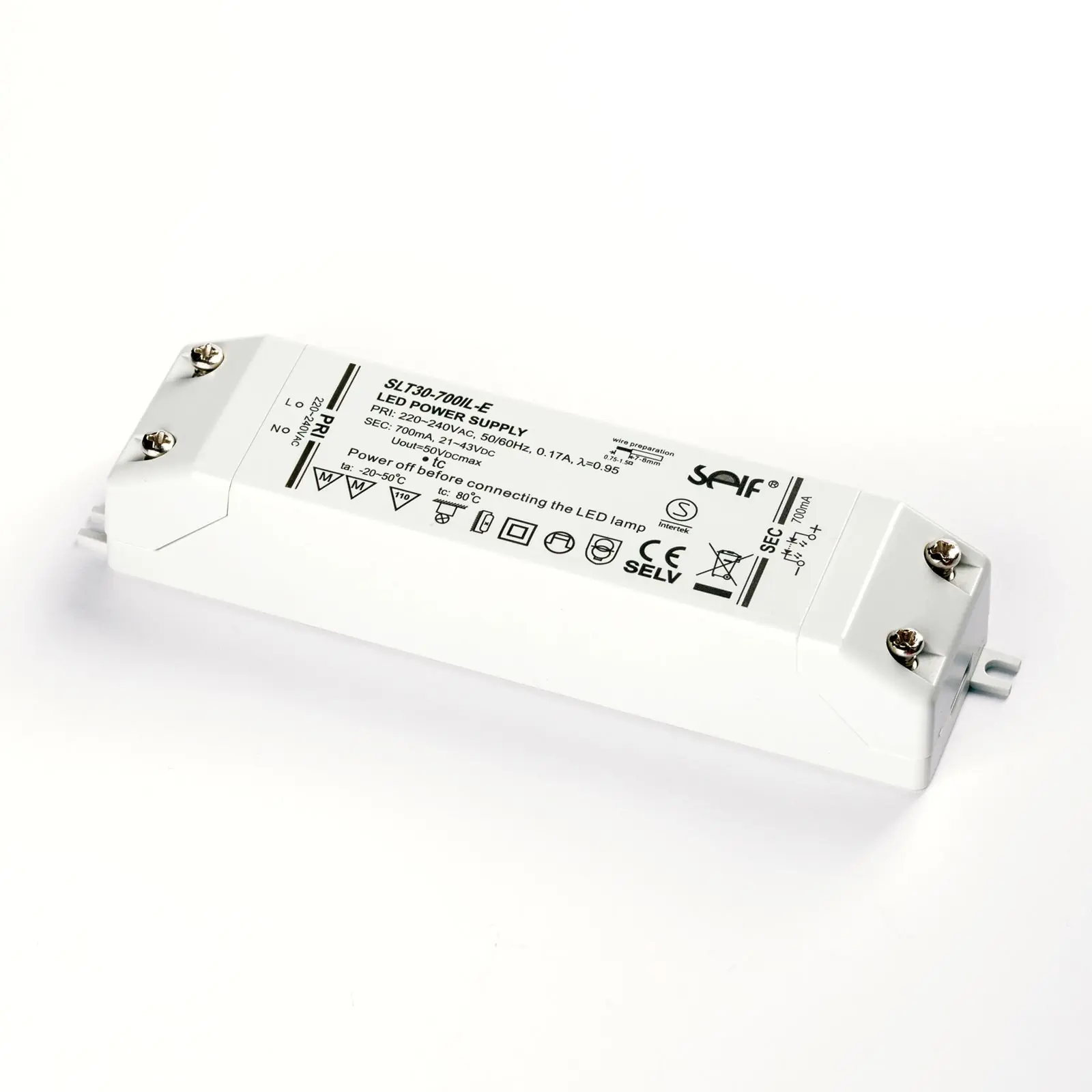 Drajver 30s SELF SLT30-700IL-E, 700 mA 30 W, nije dimabilan - 1
