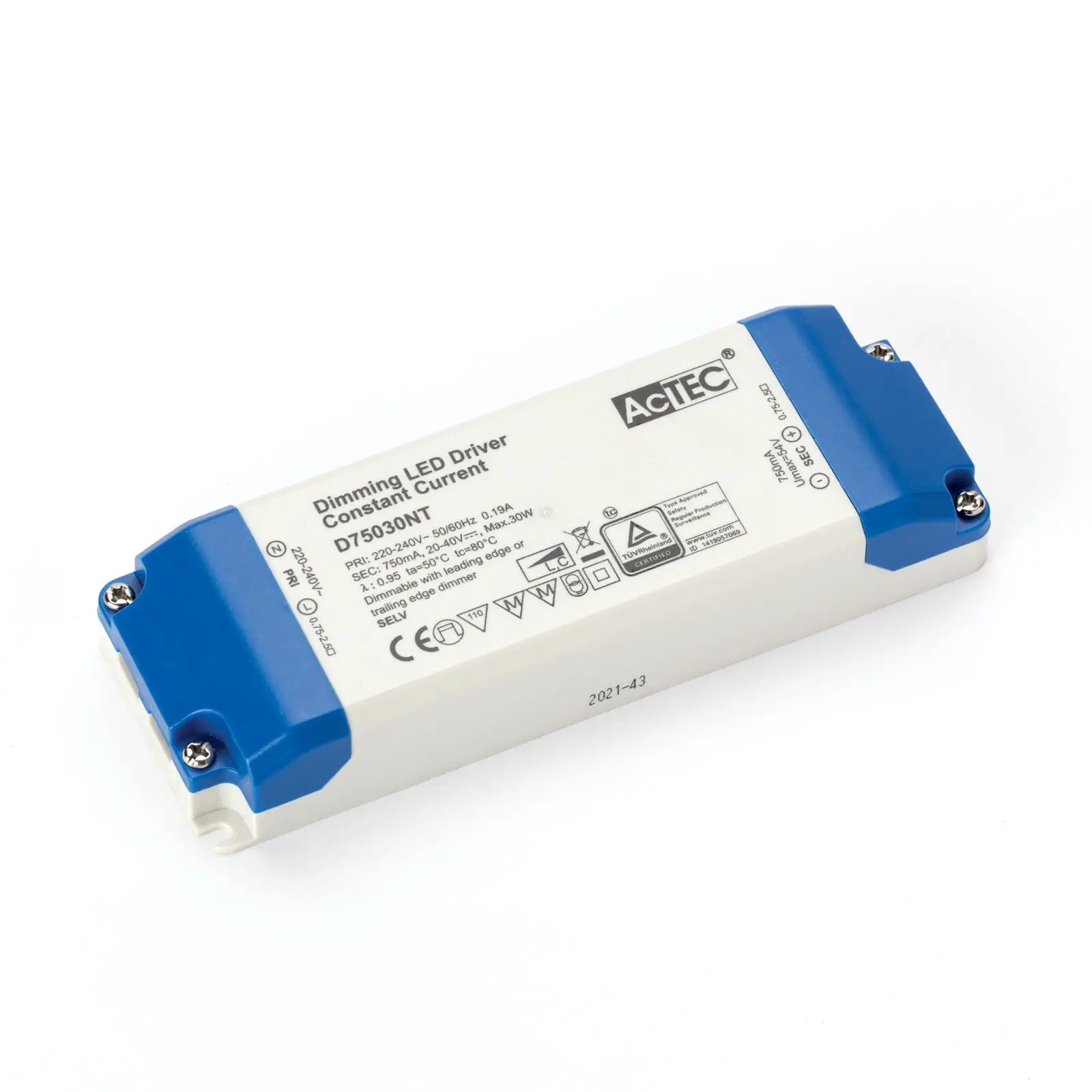 Drajver 30n ACTEC D75030NT, 30 W 750 mA, dimabilan - 1
