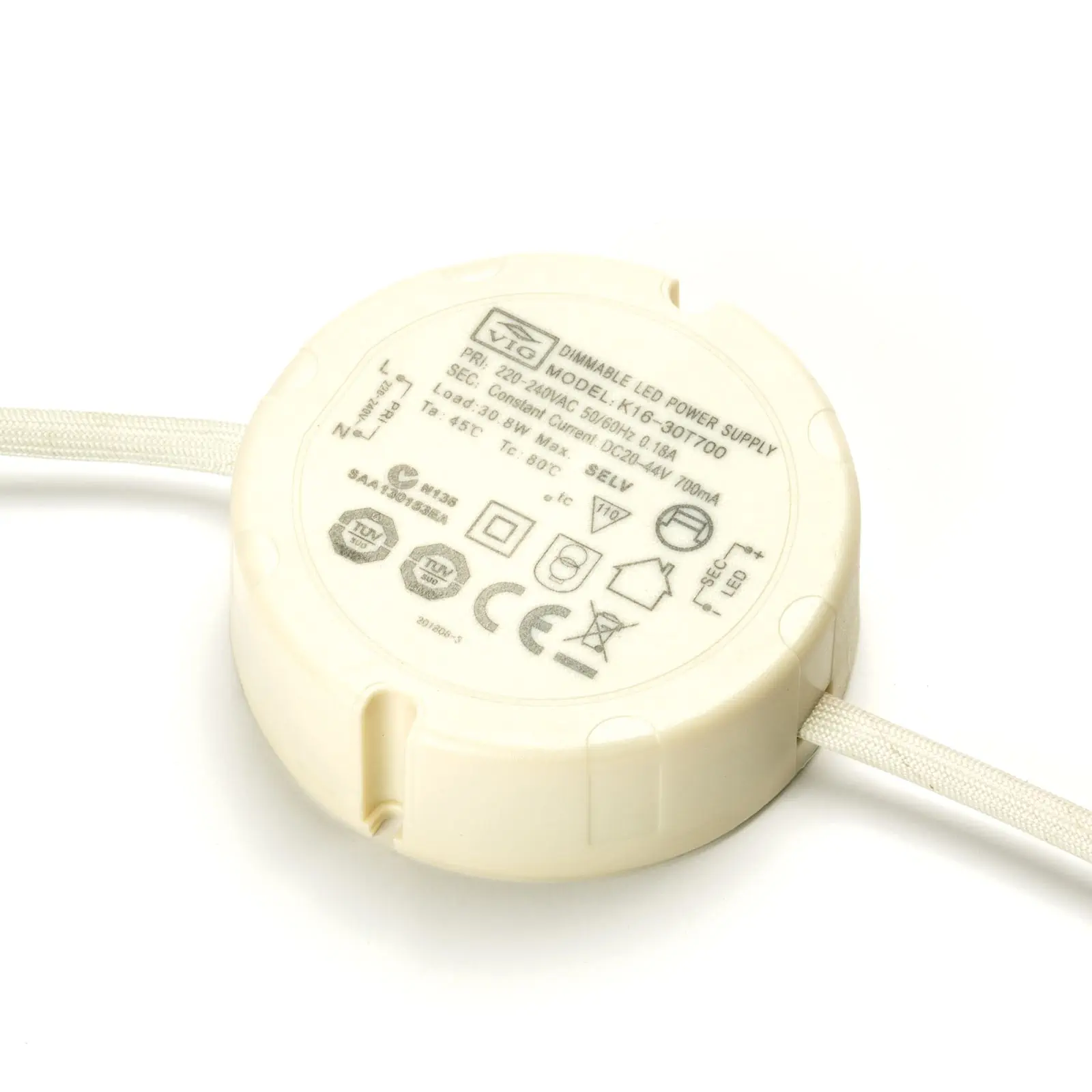 Drajver 31v VIG K16-30T700, 700 mA 30,8 W, dimabilan - 1