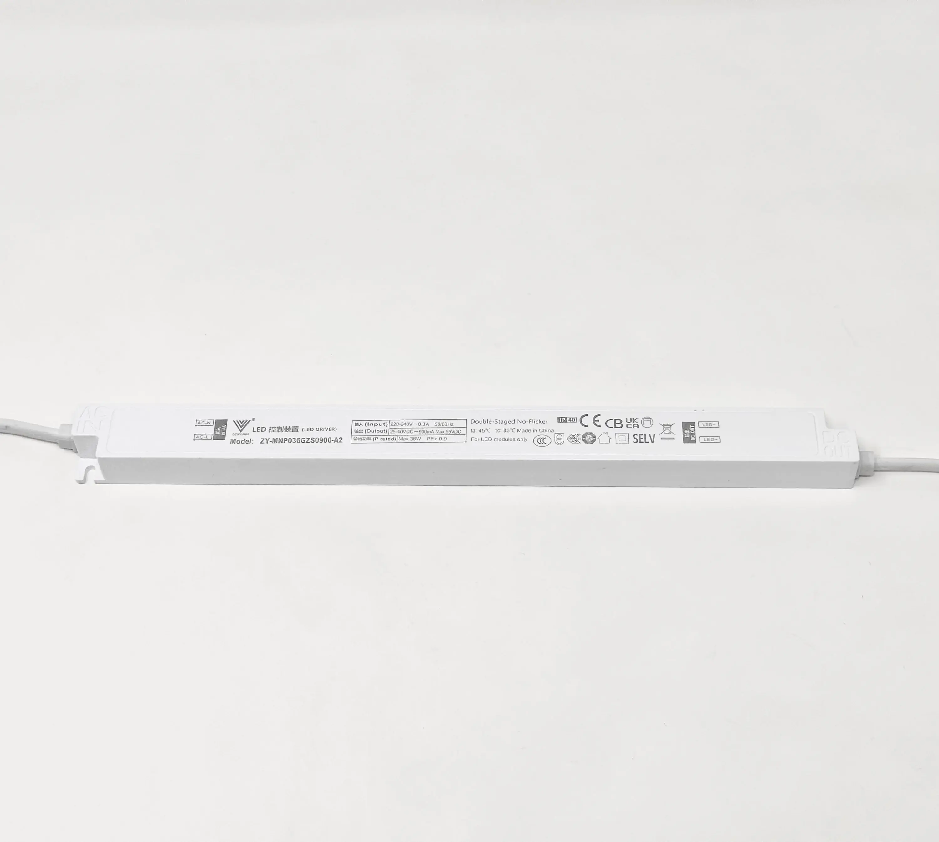 Drajver 36h ZENYUAN ZY-MNP036GZS0900-A2, 900 mA, 25–40 V, 36 W, nije dimabilan - 1