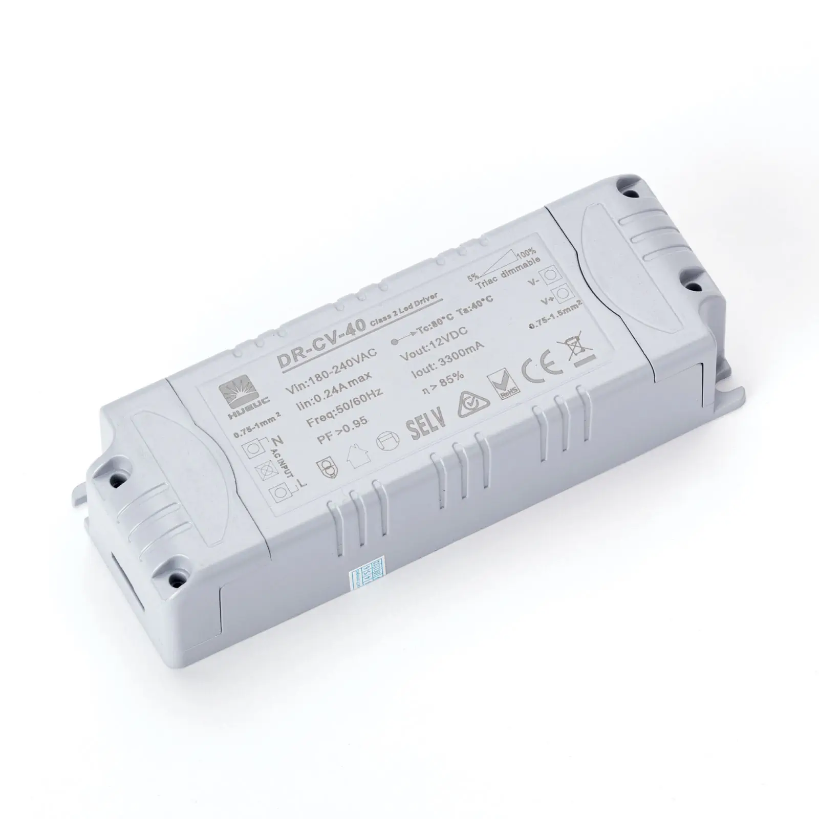 Drajver 40m HUARUI DR-CV-40, 40 W 12 V DC, dimabilan - 1