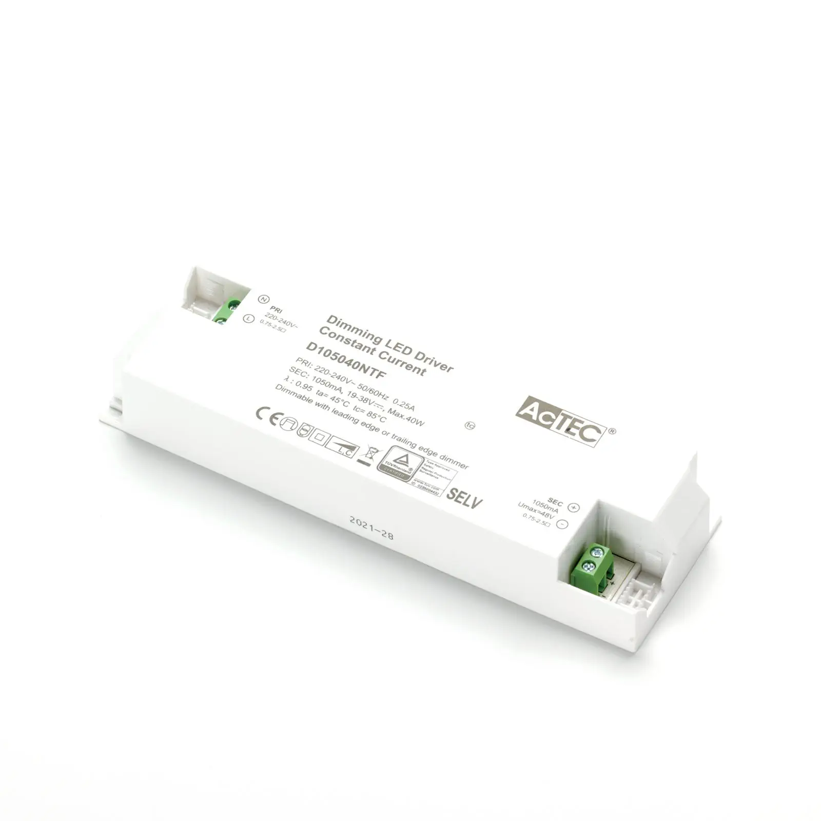 Drajver 40n ACTEC D105040NTF, 40 W 1050 mA, dimabilan - 1
