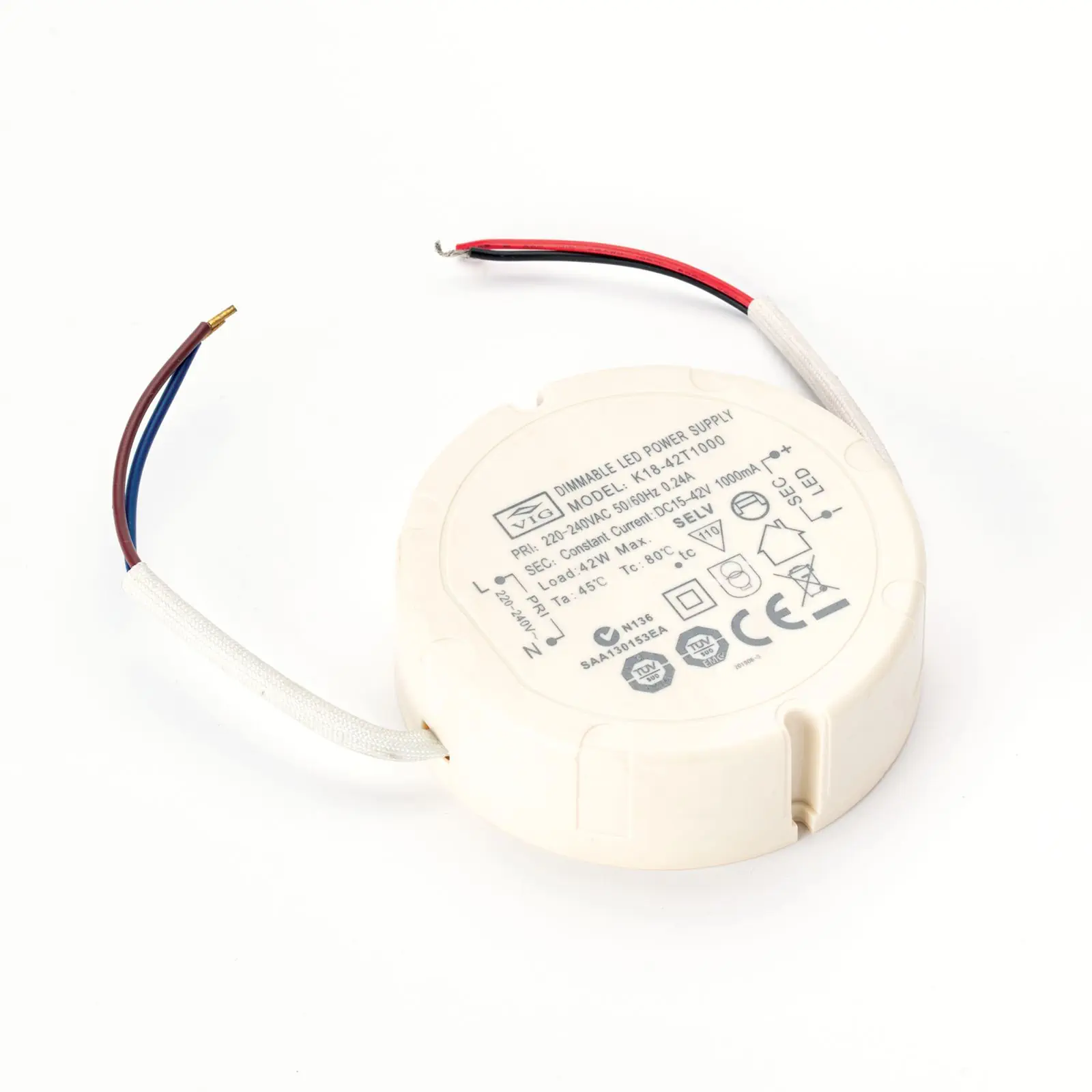 Drajver 42d VIG K18-42T1000, 1000 mA 42 W DI, dimabilan - 1