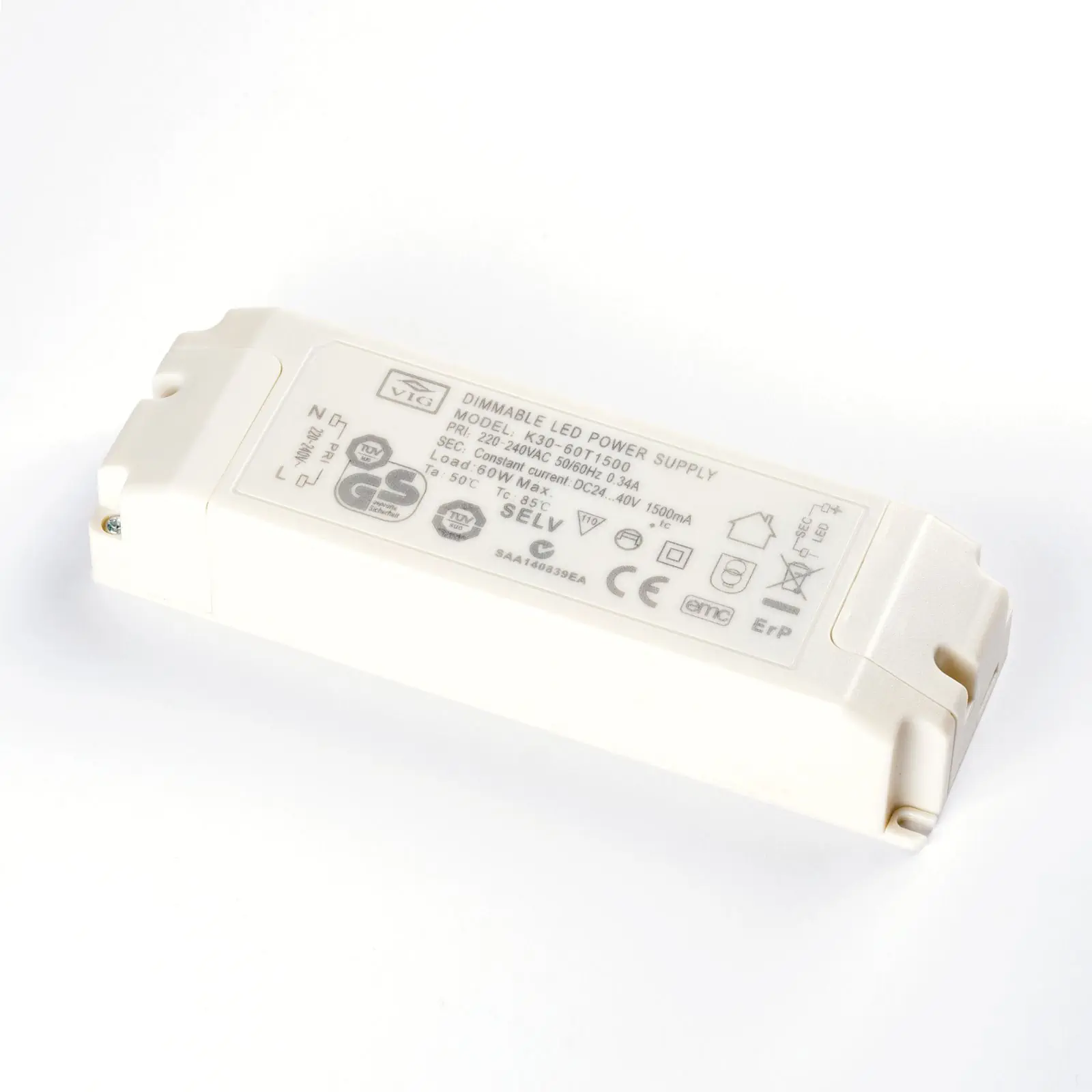 Drajver 60d VIG K30-60T1500 1500 mA 24–40 V, dimabilan - 1