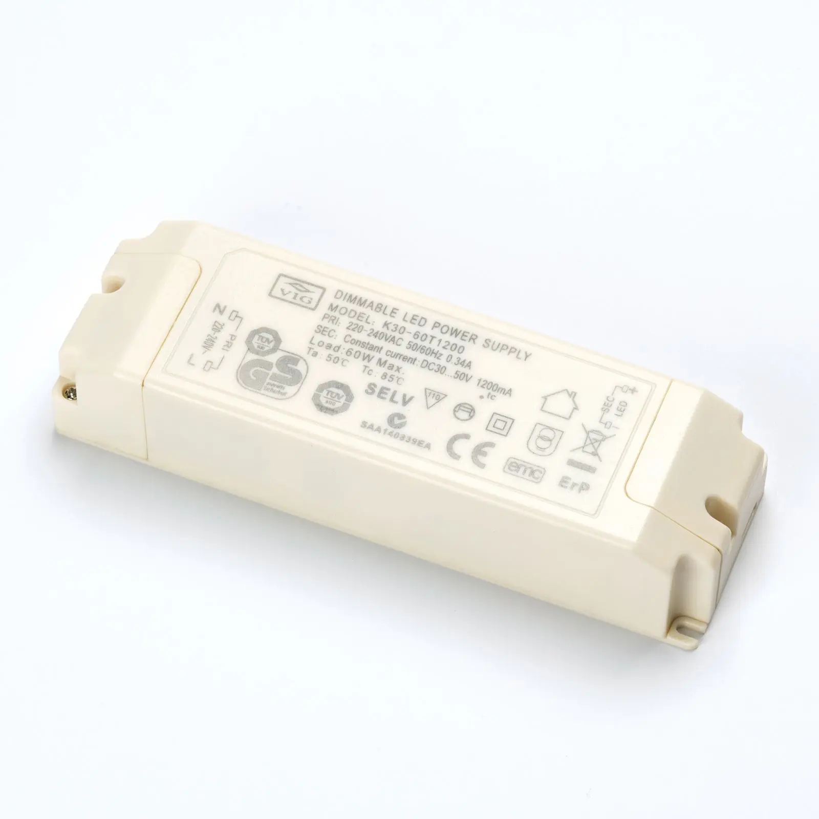 Drajver 60e VIG K30-60T1200 mA 30–50 V, dimabilan - 1
