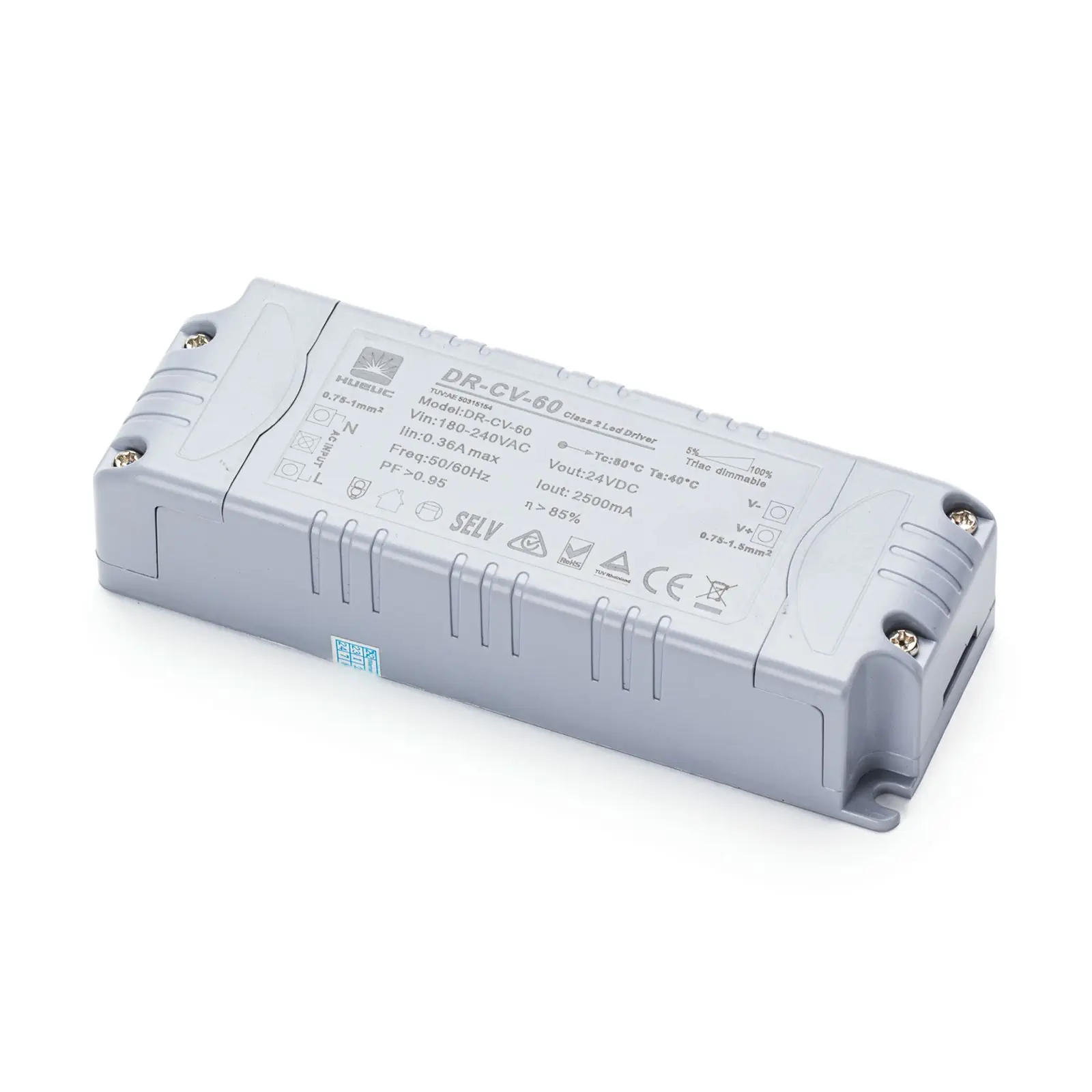 Drajver 60m HUARUI DR-CV-60, 60 W 2500 mA, dimabilan - 1