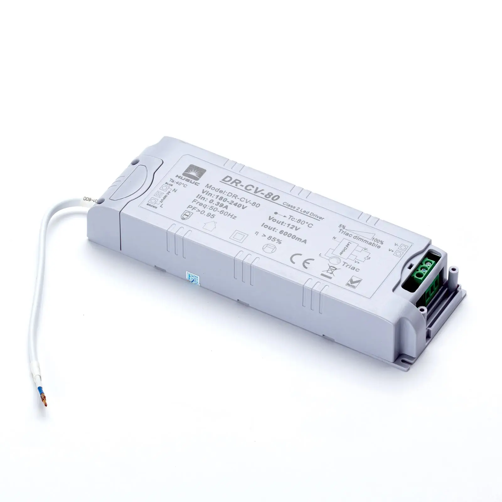 Drajver 80b HUARUI DR-DV-80, 80 W 12 V DC, dimabilan - 1