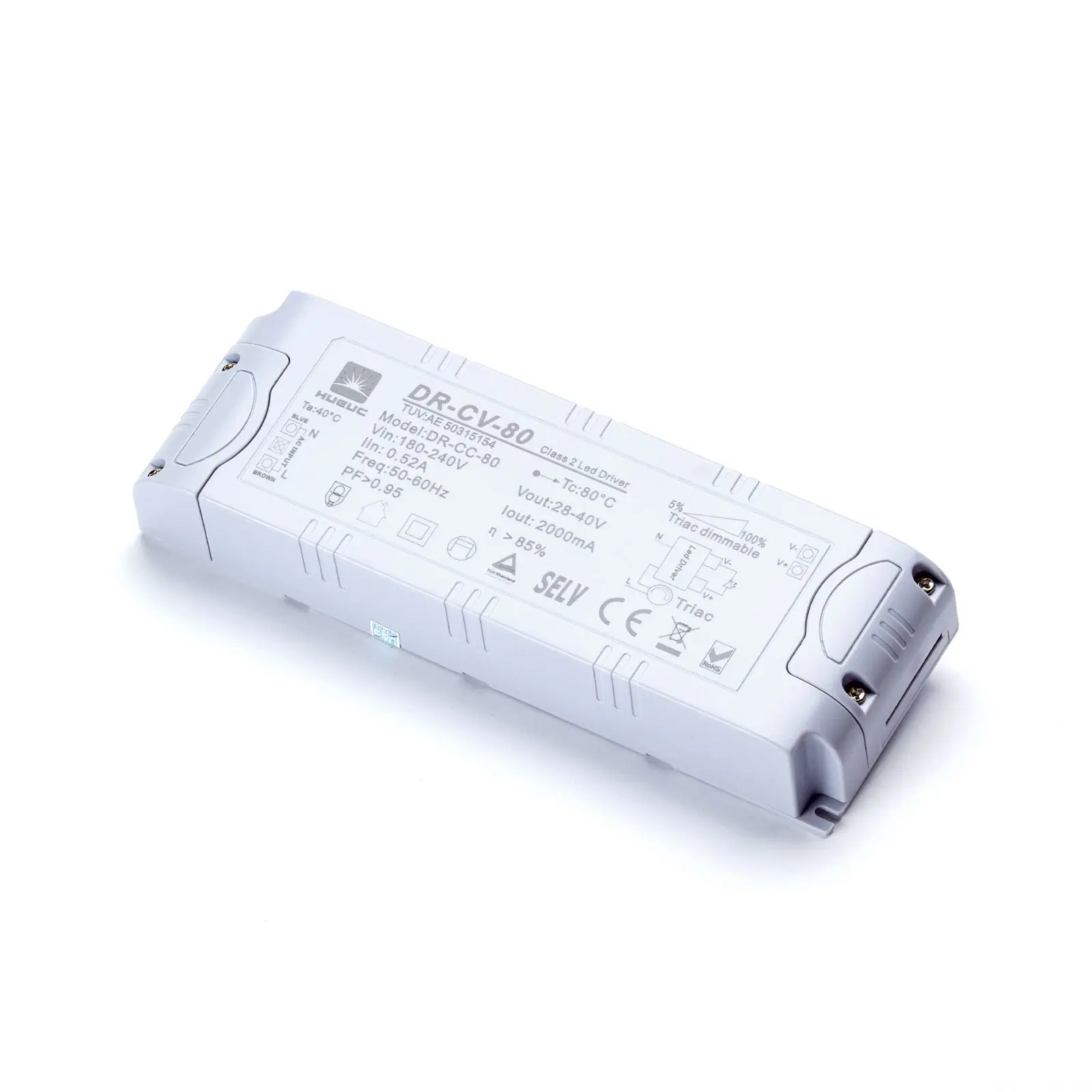 Drajver 80c HUARUI DR-CV-80, 80 W 2000 mA, dimabilan - 1