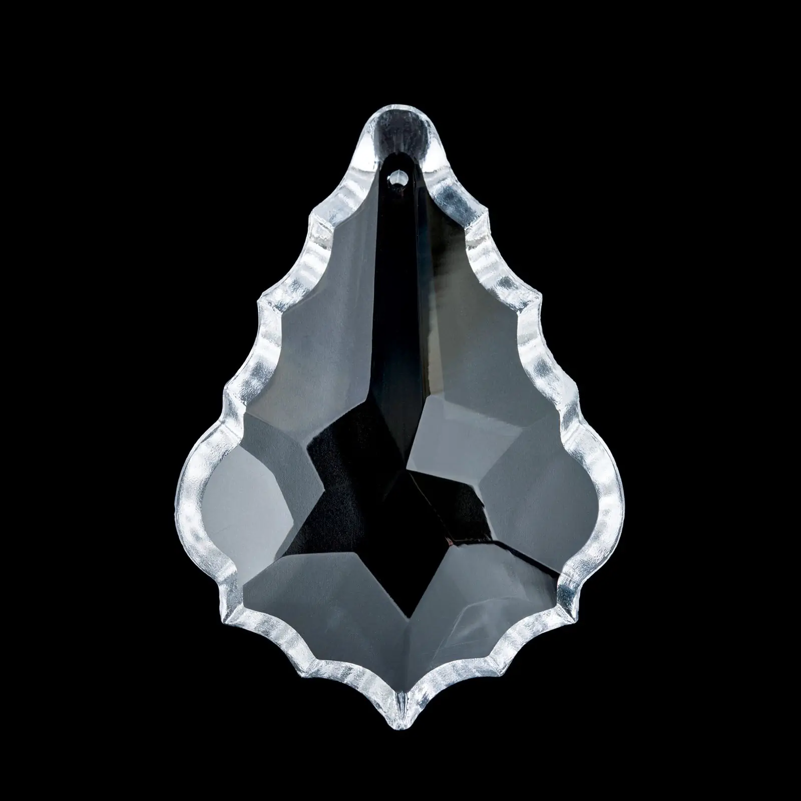 Kristalni privezak od olovnog stakla, 50x35mm, transparentan - 2