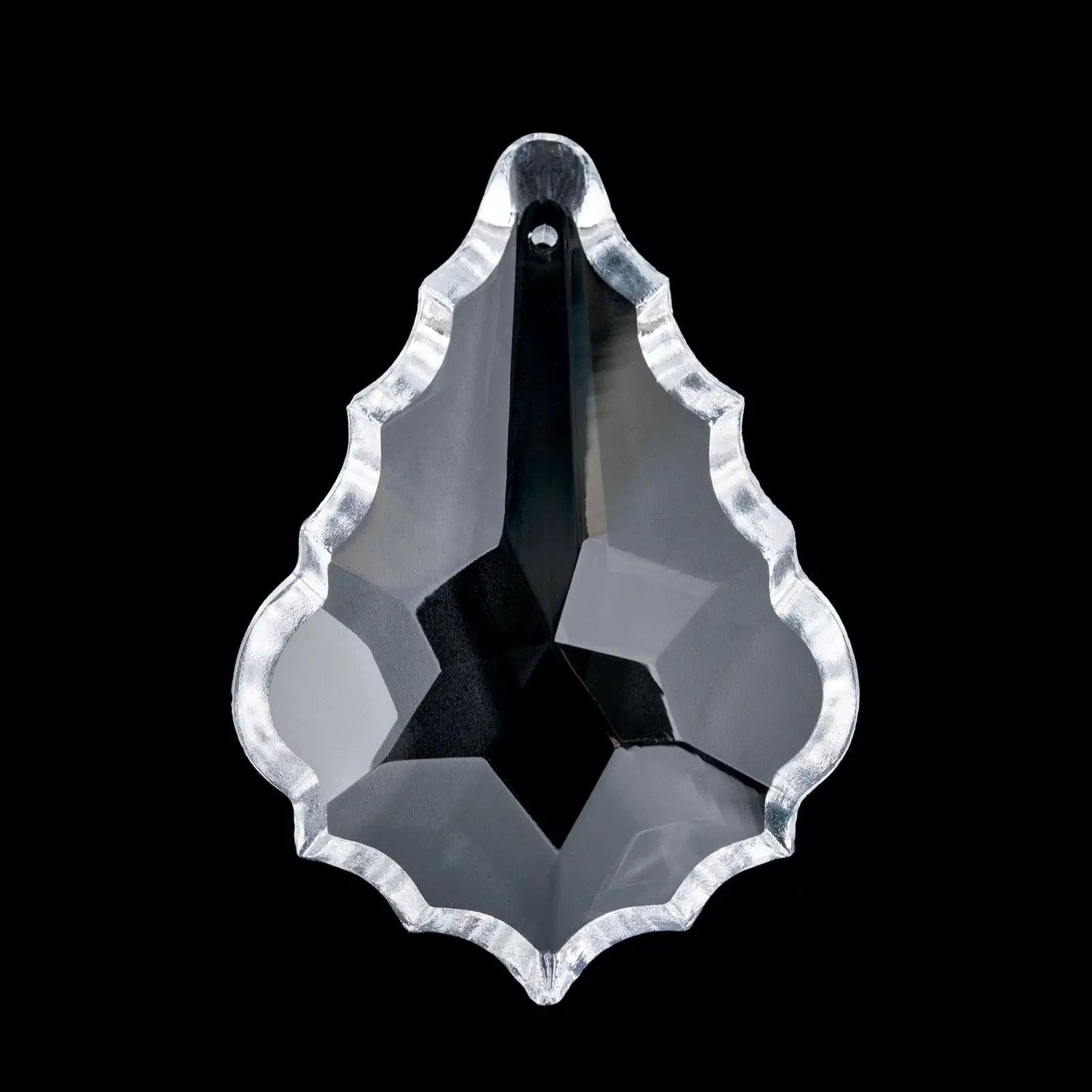 Viseći element za luster od olovnog stakla, 63x43 mm, providno - 2