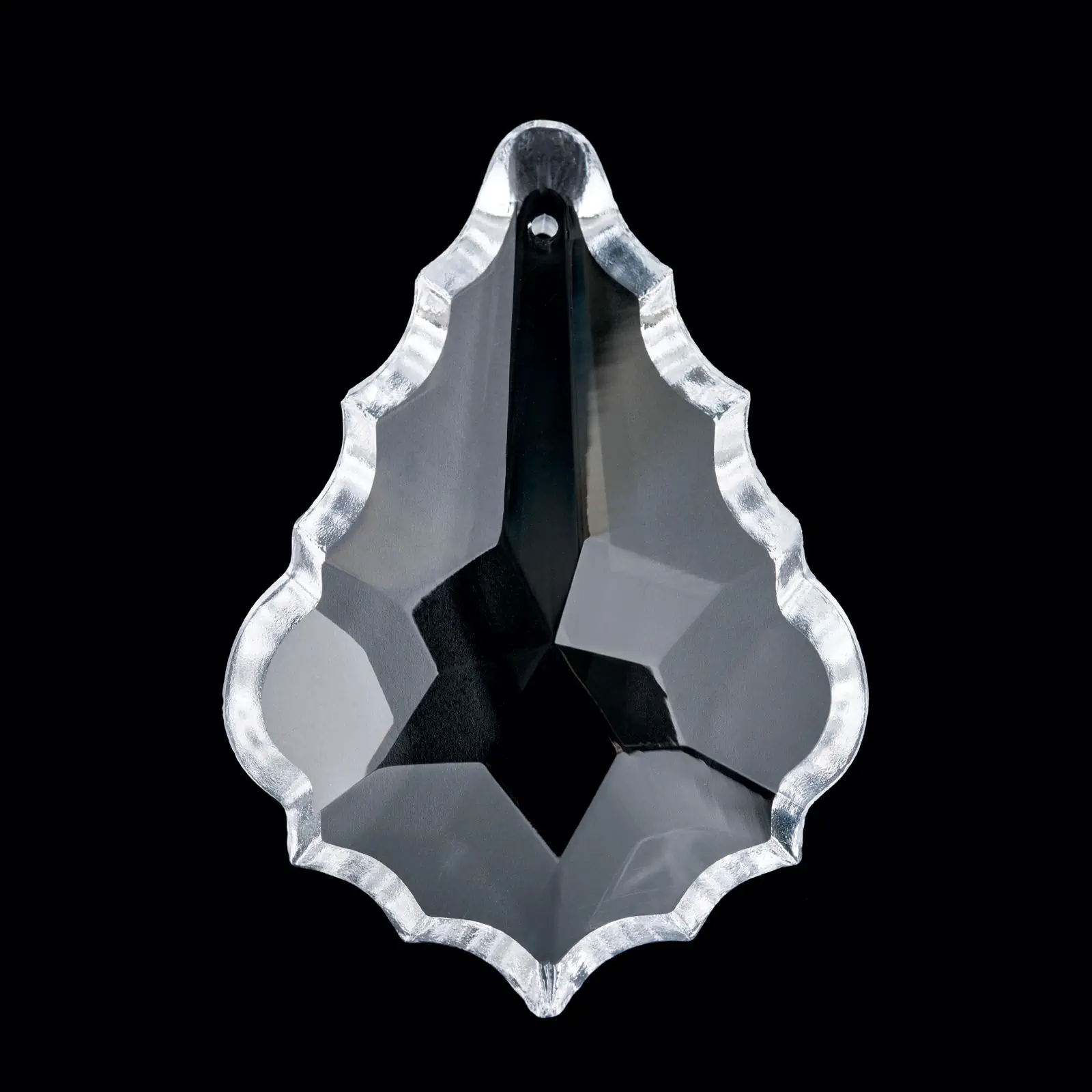 Viseći element za luster od olovnog stakla, 75x52 mm, providno - 2