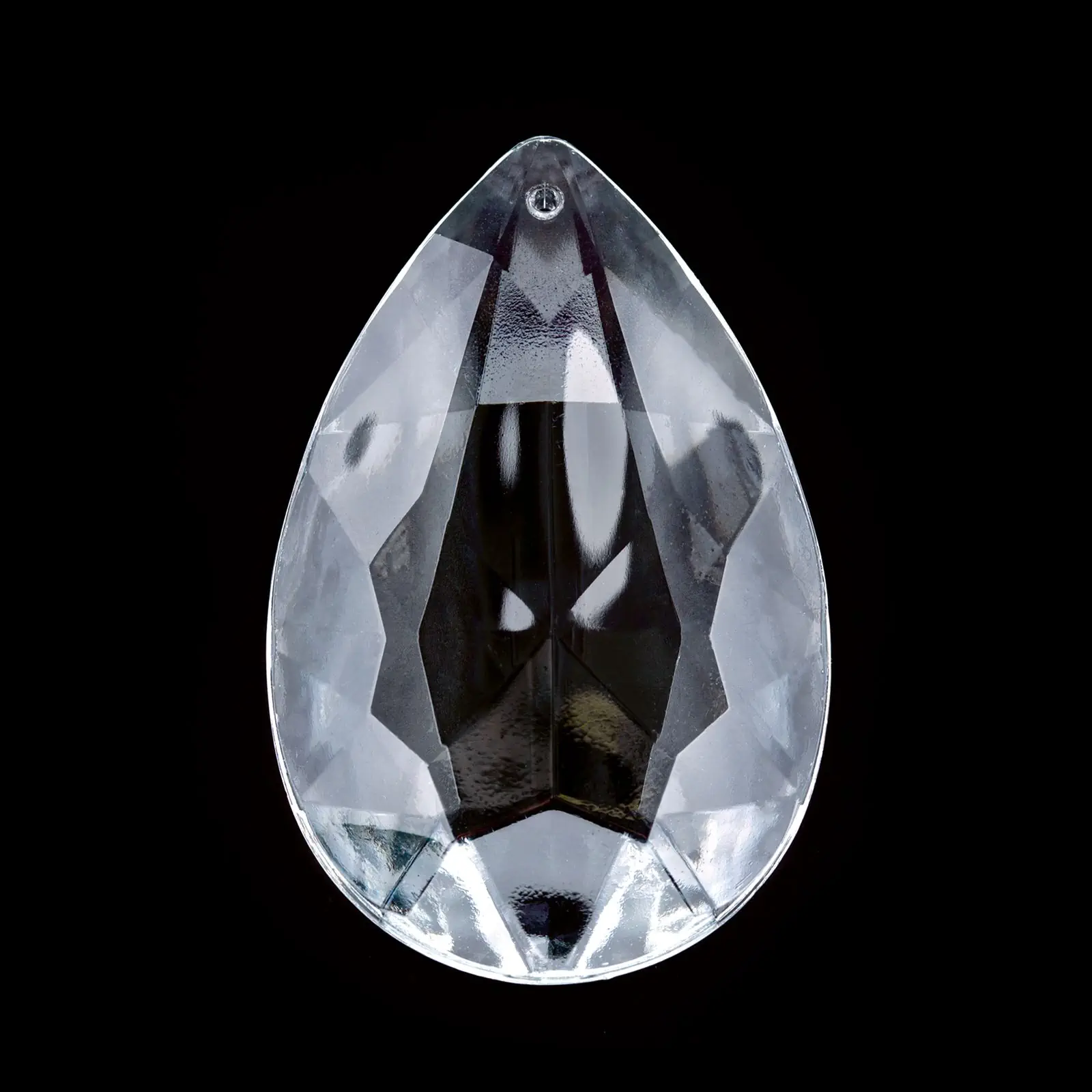 Stakleni privezak badem 28286, 38x24 mm, transparentno - 2