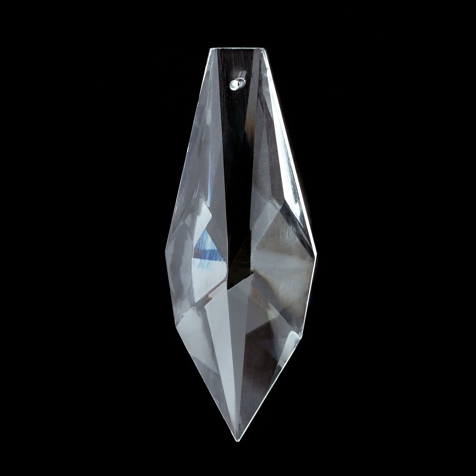 Kristal za luster – Detroit prizma, olovno staklo, 64 × 24 mm, transparentni - 2