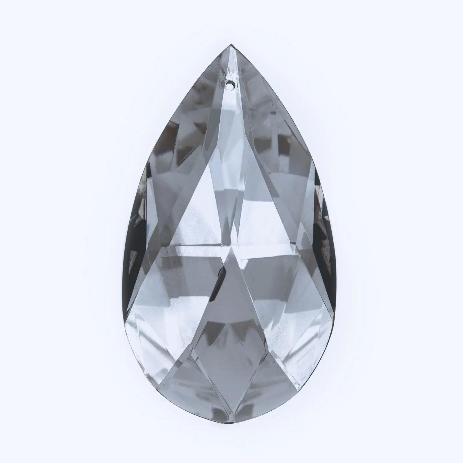 Kristal za luster – badem, 50 × 29 mm, transparentni